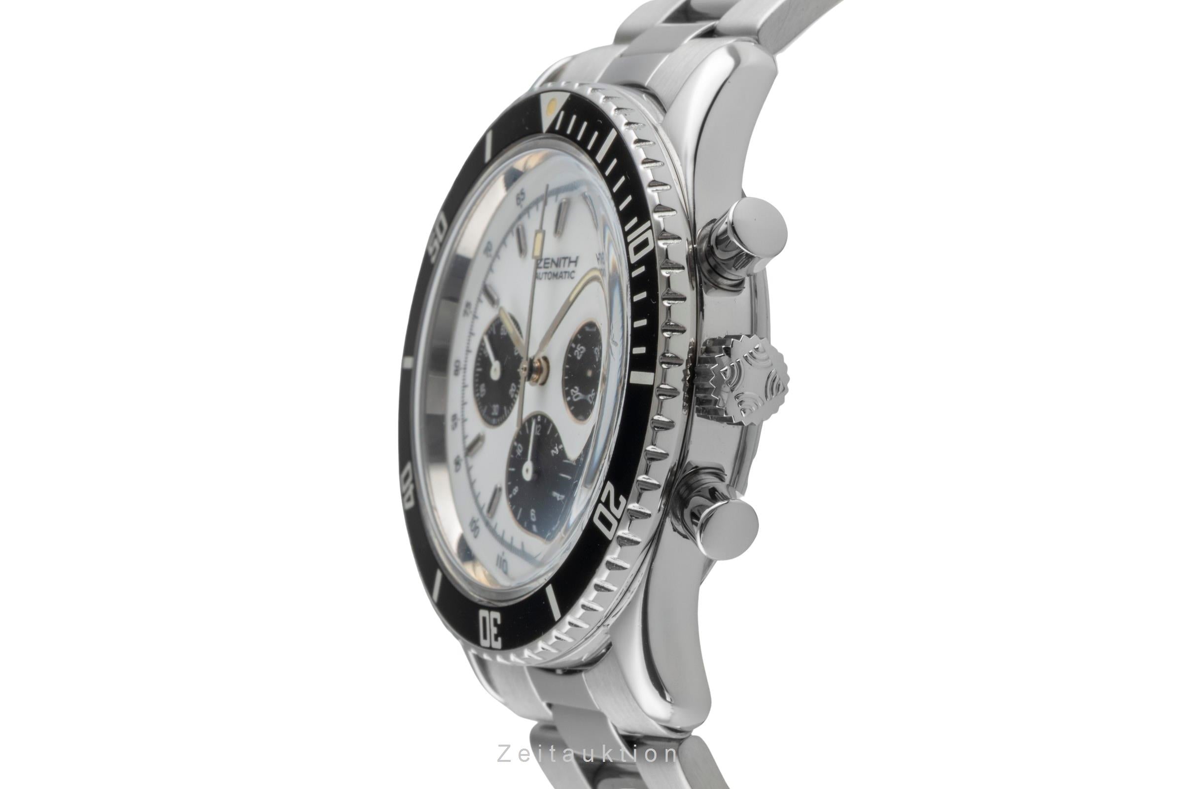 Zenith El Primero Chronograph De Luca 1st Serie Automatik Stahl Ref 01.0040.400  [2504916]