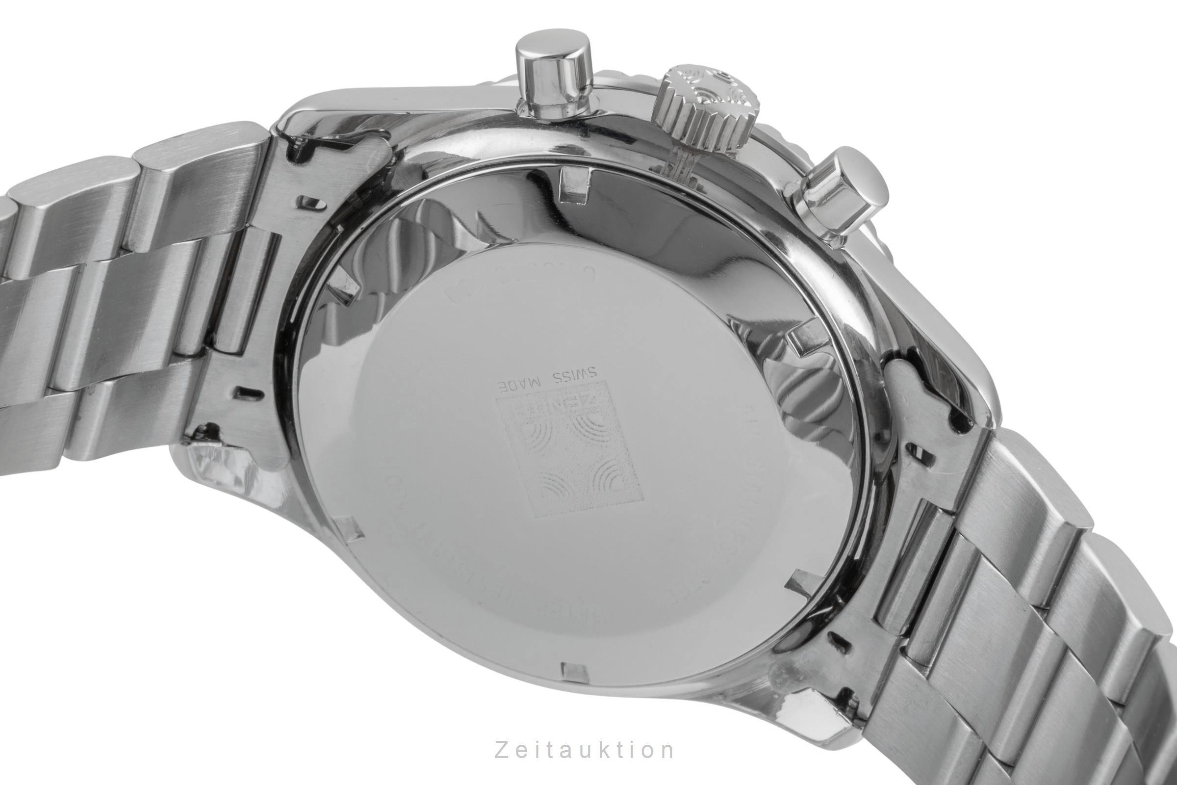 Zenith El Primero Chronograph De Luca 1st Serie Automatik Stahl Ref 01.0040.400  [2504916]