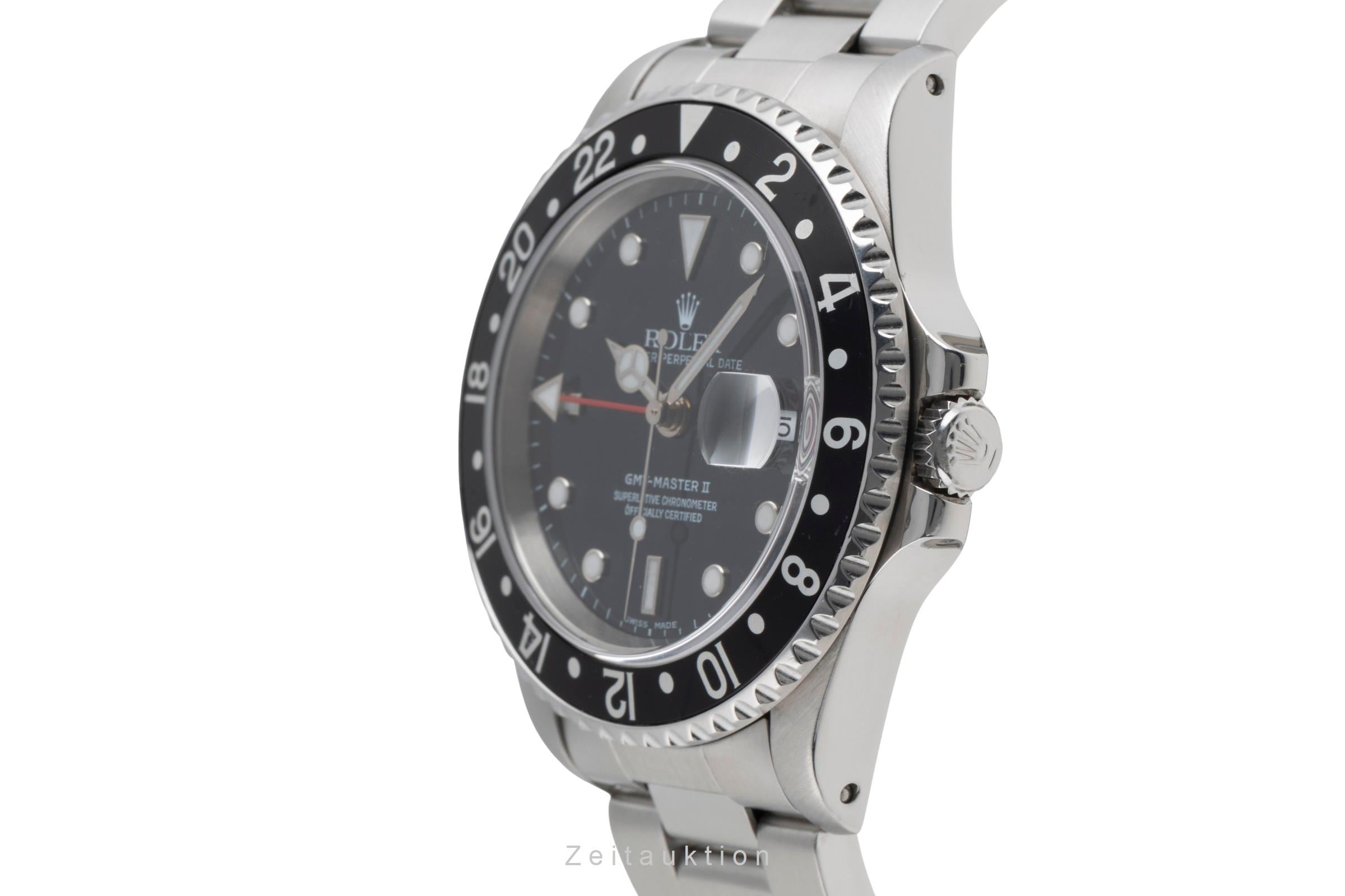 ROLEX GMT-MASTER II 掛時計 Rolex GMT-Master II steel automatic Kal. 3185 Ref. 16710 | 2504919
