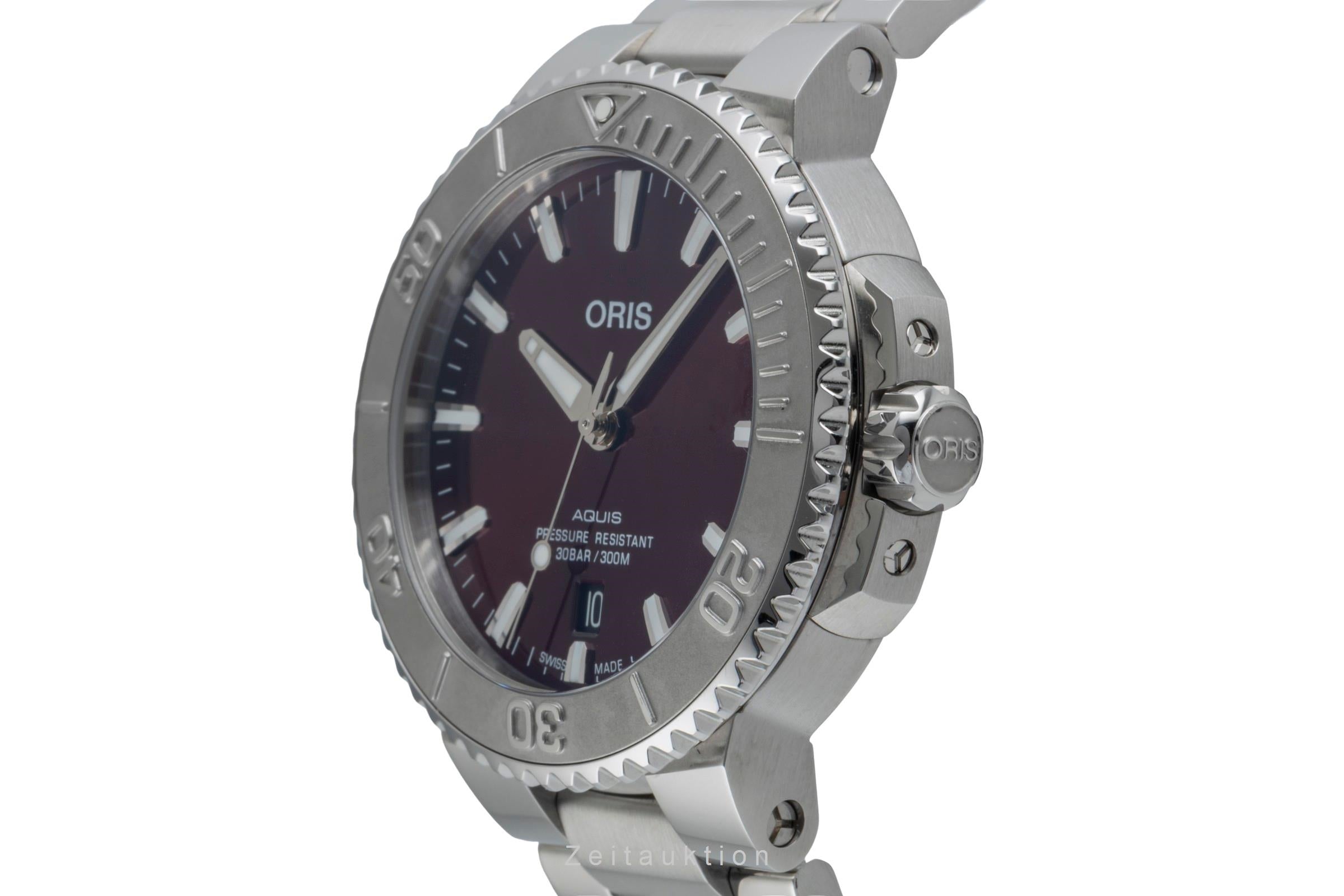 Oris Aquis Date acero automático reloj para caballeros 01 733 7766 4158  [2504921]
