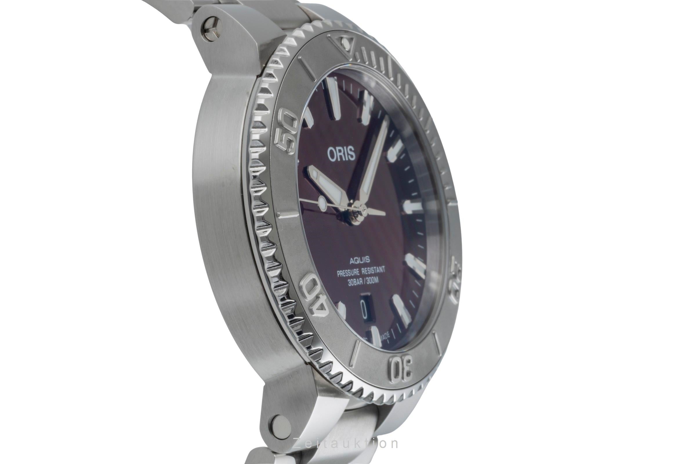 Oris Aquis Date acero automático reloj para caballeros 01 733 7766 4158  [2504921]