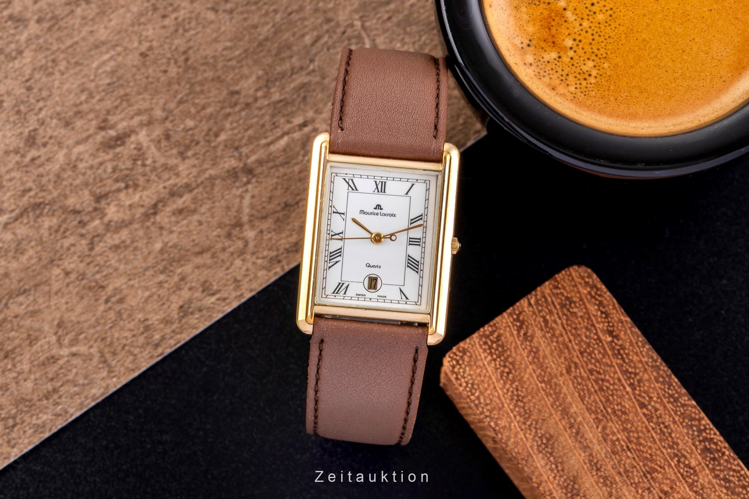 Maurice Lacroix Les Classiques gilt-brass quartz men's watch 82105  [2504929]