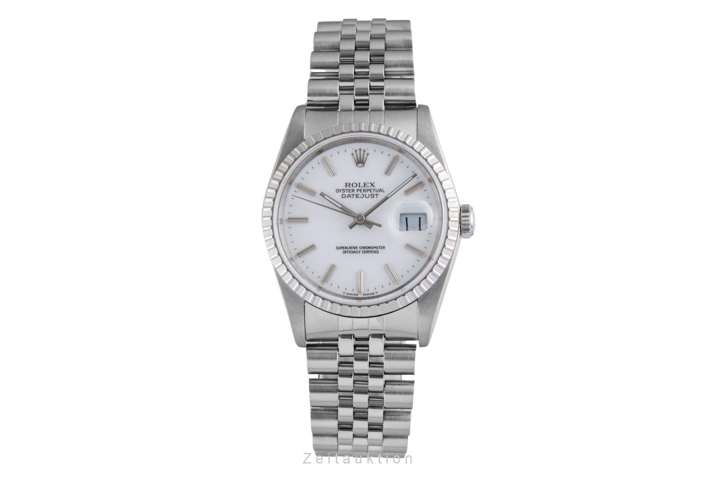 Rolex Datejust steel automatic men's watch 16220  [2504931]