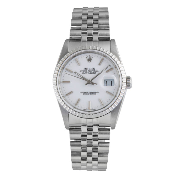 Rolex Datejust steel automatic men's watch 16220  [2504931]