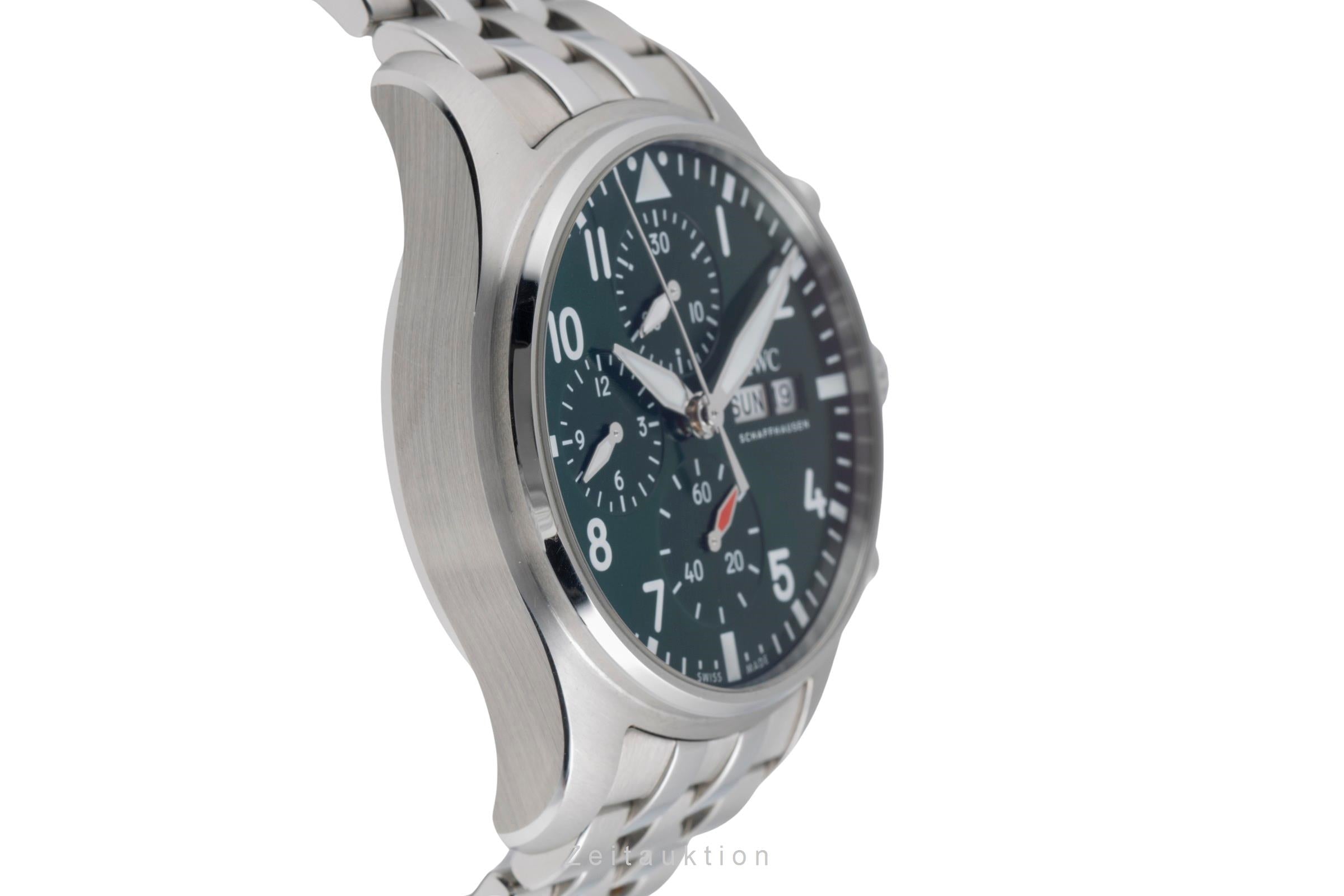 IWC Fliegerchronograph chronographe acier automatique montre pour hommes IW388104 LP: 9300EUR  [2504933]