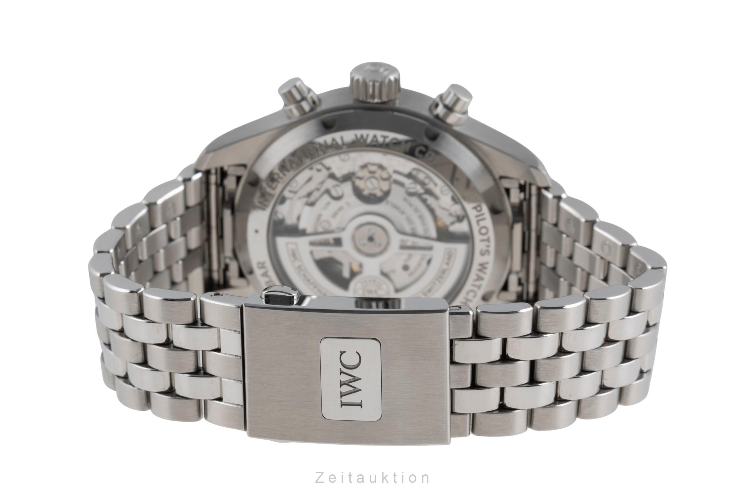 IWC Fliegerchronograph chronographe acier automatique montre pour hommes IW388104 LP: 9300EUR  [2504933]