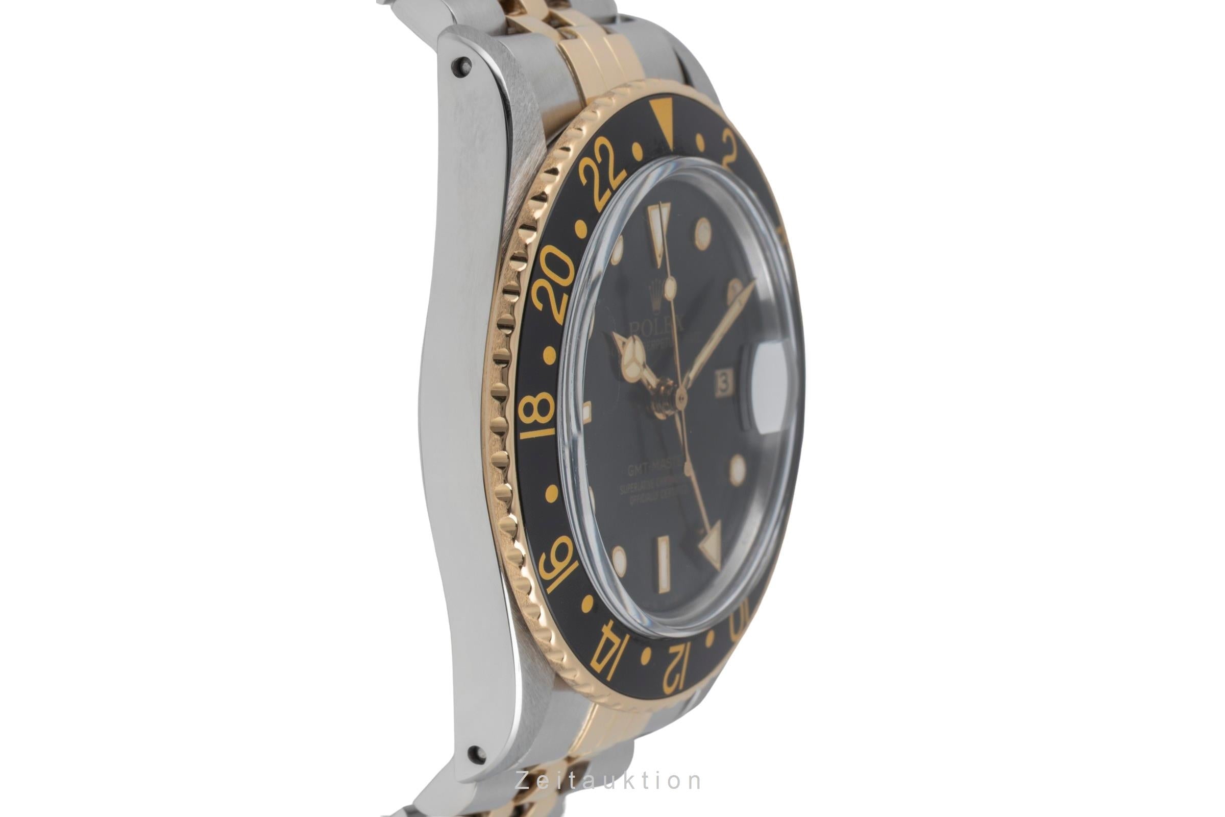 Rolex GMT-Master acier / or  automatique montre pour hommes 16753 Vintage  [2504942]
