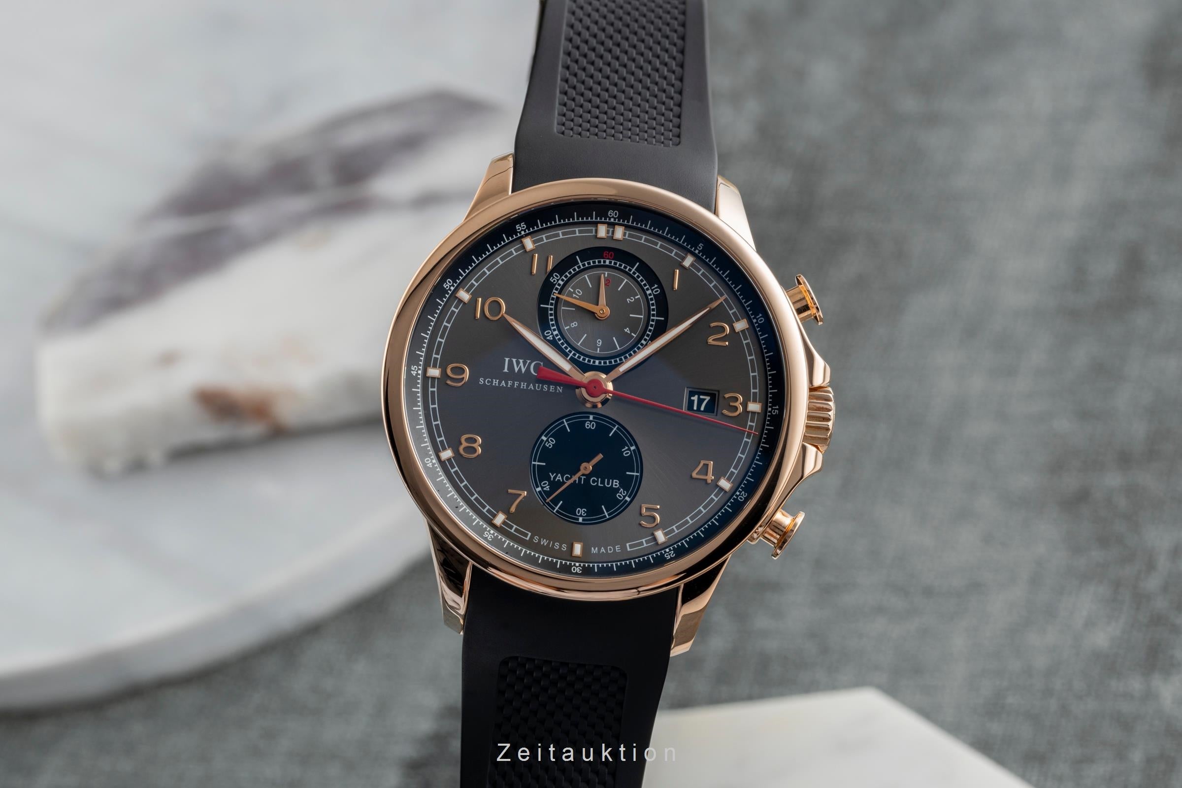 IWC Portugieser chronograph 18 ct red gold automatic men's watch IW390202  [2504945]