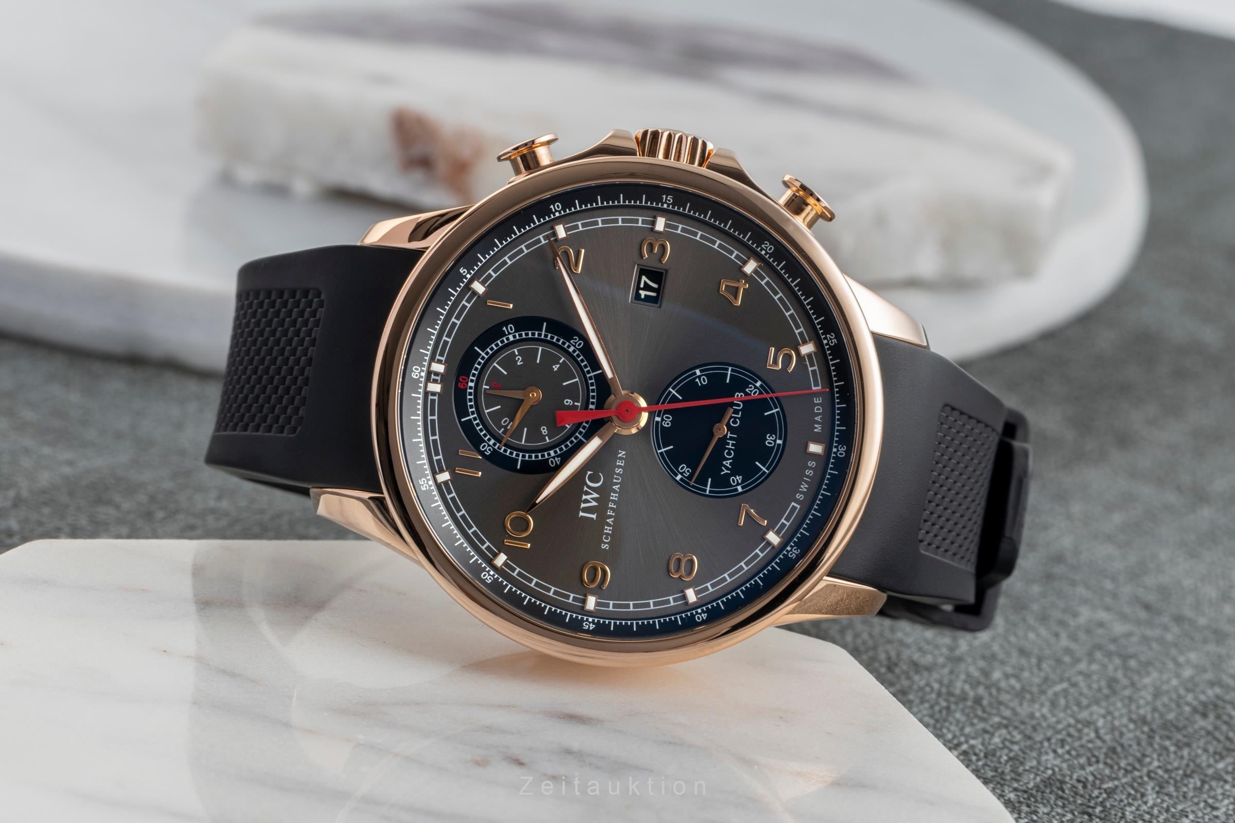 IWC Portugieser chronograph 18 ct red gold automatic men's watch IW390202  [2504945]