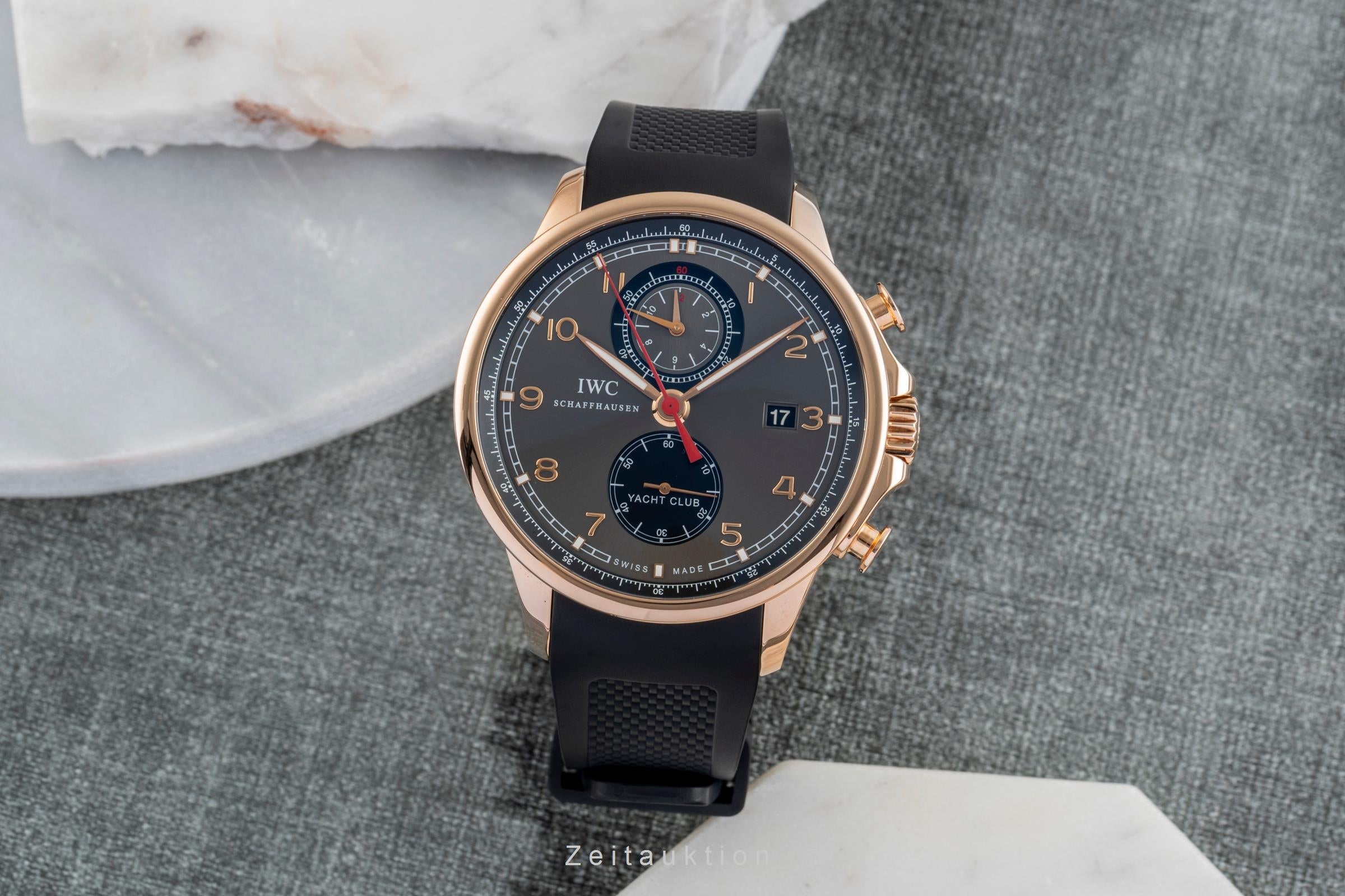 IWC Portugieser chronograph 18 ct red gold automatic men's watch IW390202  [2504945]