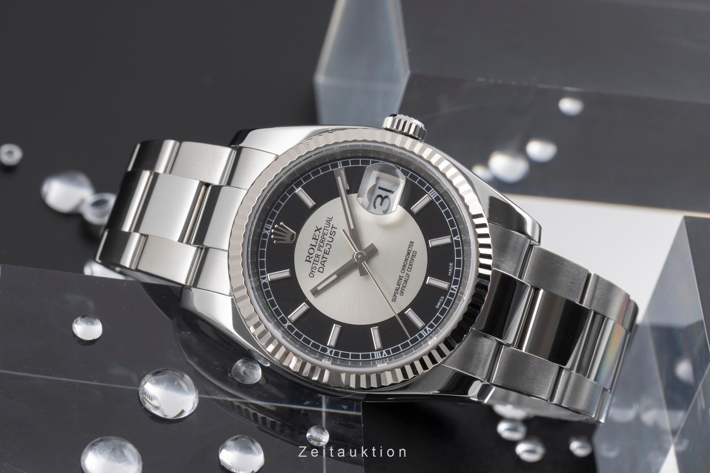 Rolex Datejust 36 Stahl Weissgold Automatik Herrenuhr Oyster Ref. 116234 M-Serie [2504946]