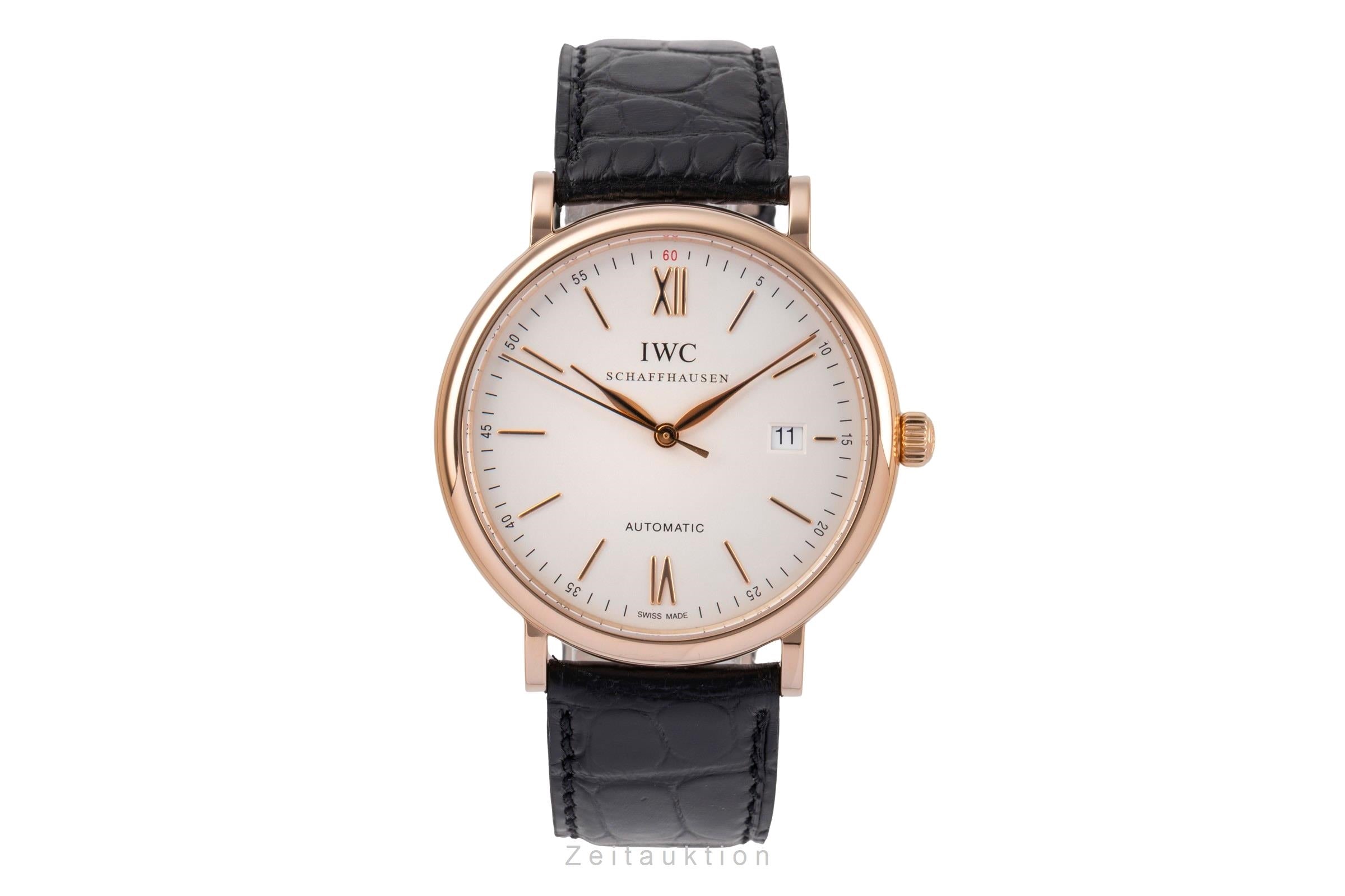 IWC Portofino 18 ct red gold automatic men's watch IW356504 LP: 14400EUR  [2504948]