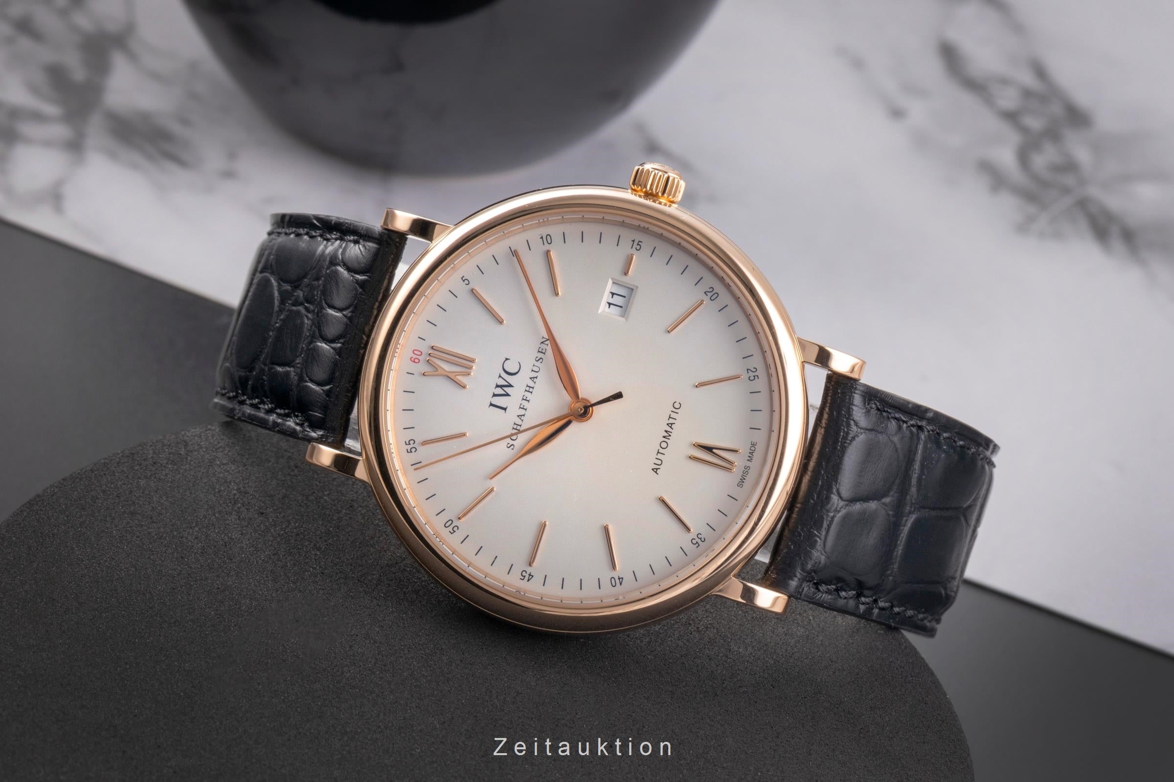 IWC Portofino 18 ct red gold automatic men's watch IW356504 LP: 14400EUR  [2504948]
