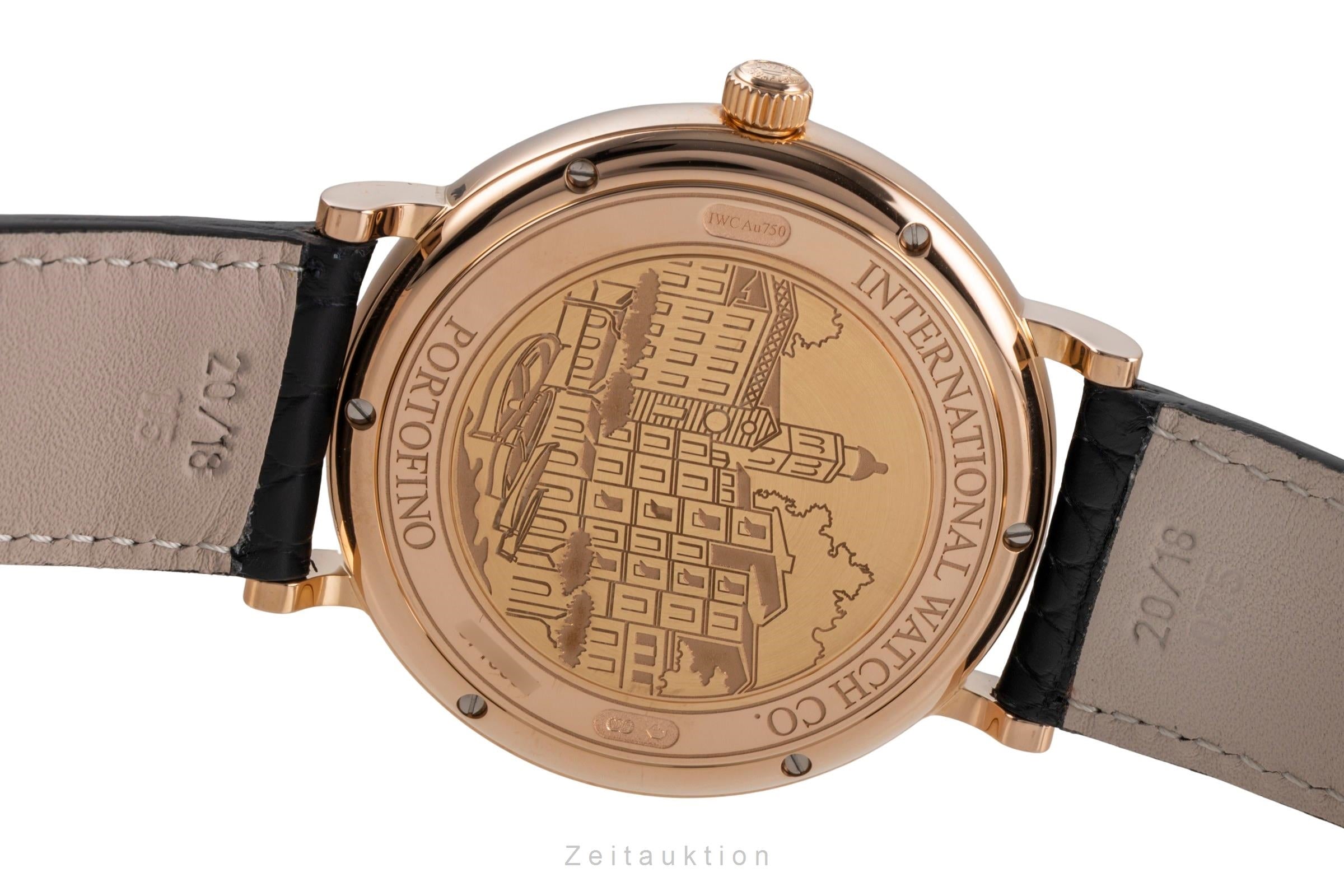 IWC Portofino 18 ct red gold automatic men's watch IW356504 LP: 14400EUR  [2504948]