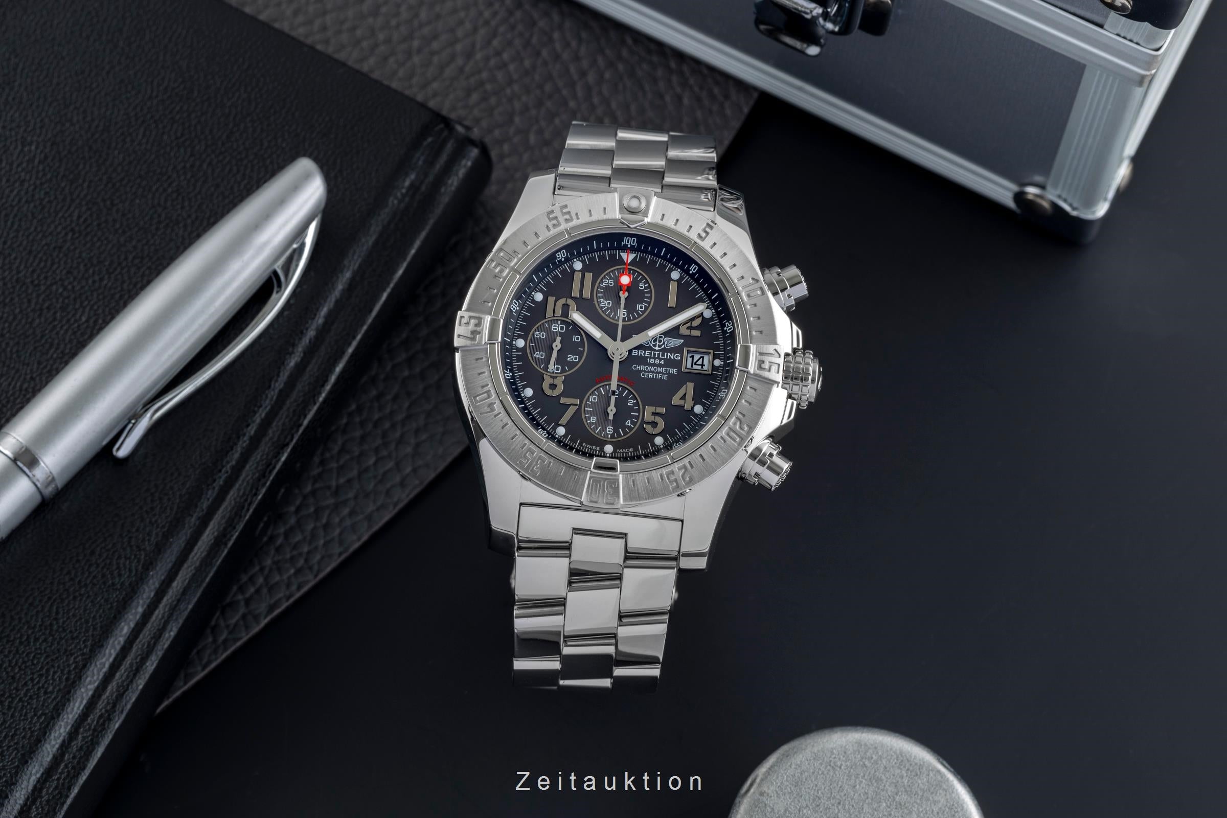 Breitling Avenger Skyland chronograph steel automatic Kal. B13 Ref