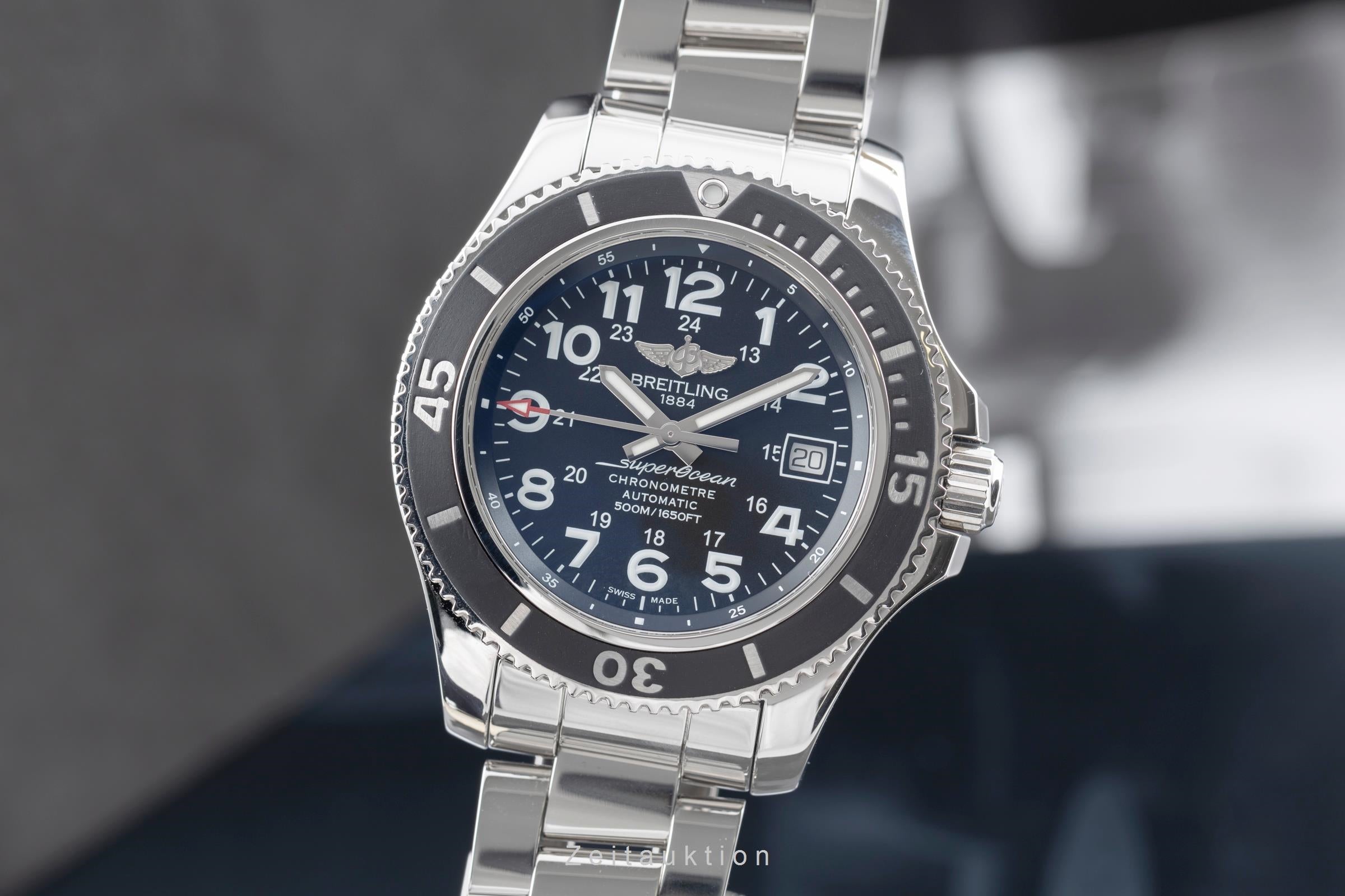 Breitling Superocean steel automatic men's watch A17365C9/BD67  [2504951]