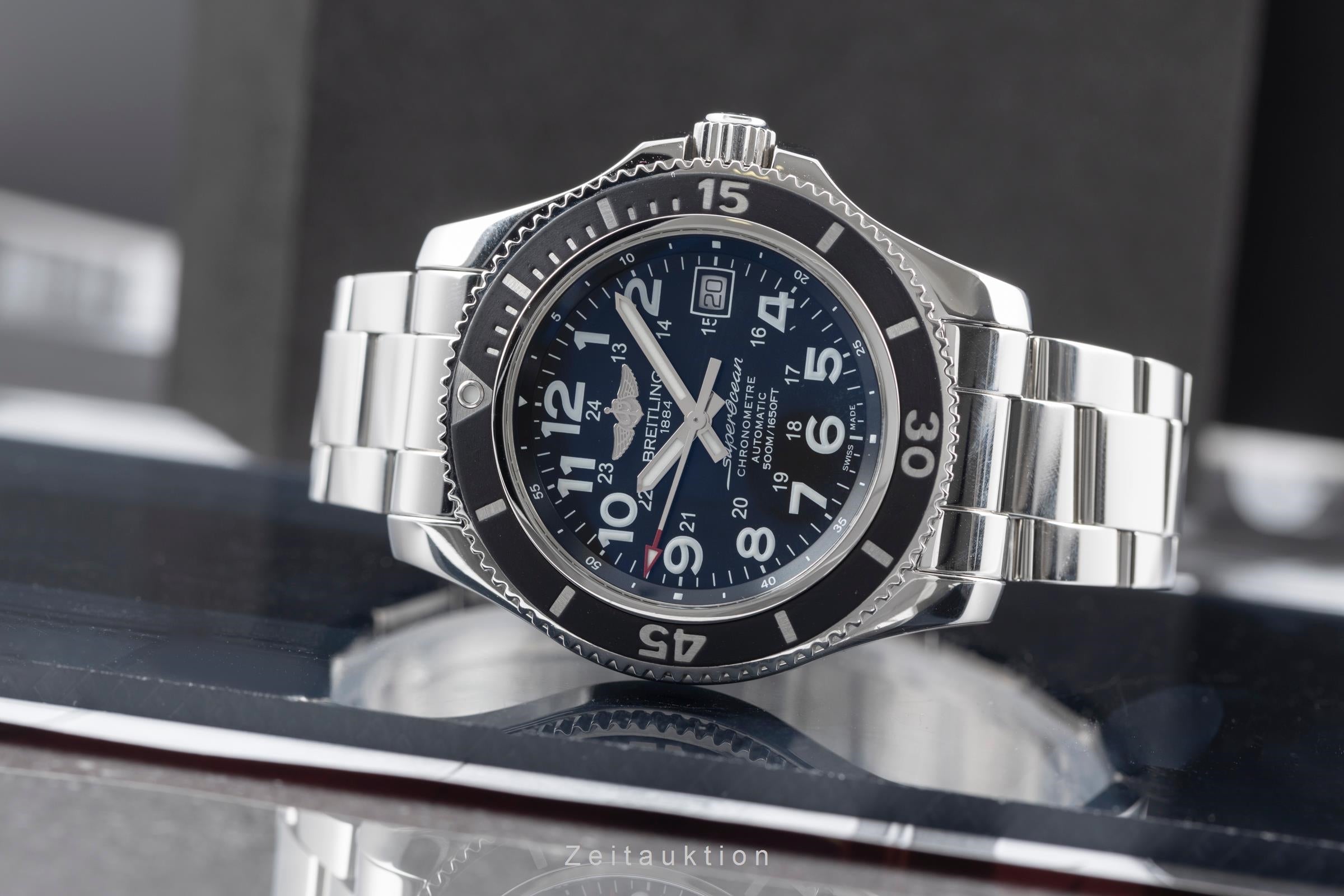 Breitling Superocean steel automatic men's watch A17365C9/BD67  [2504951]