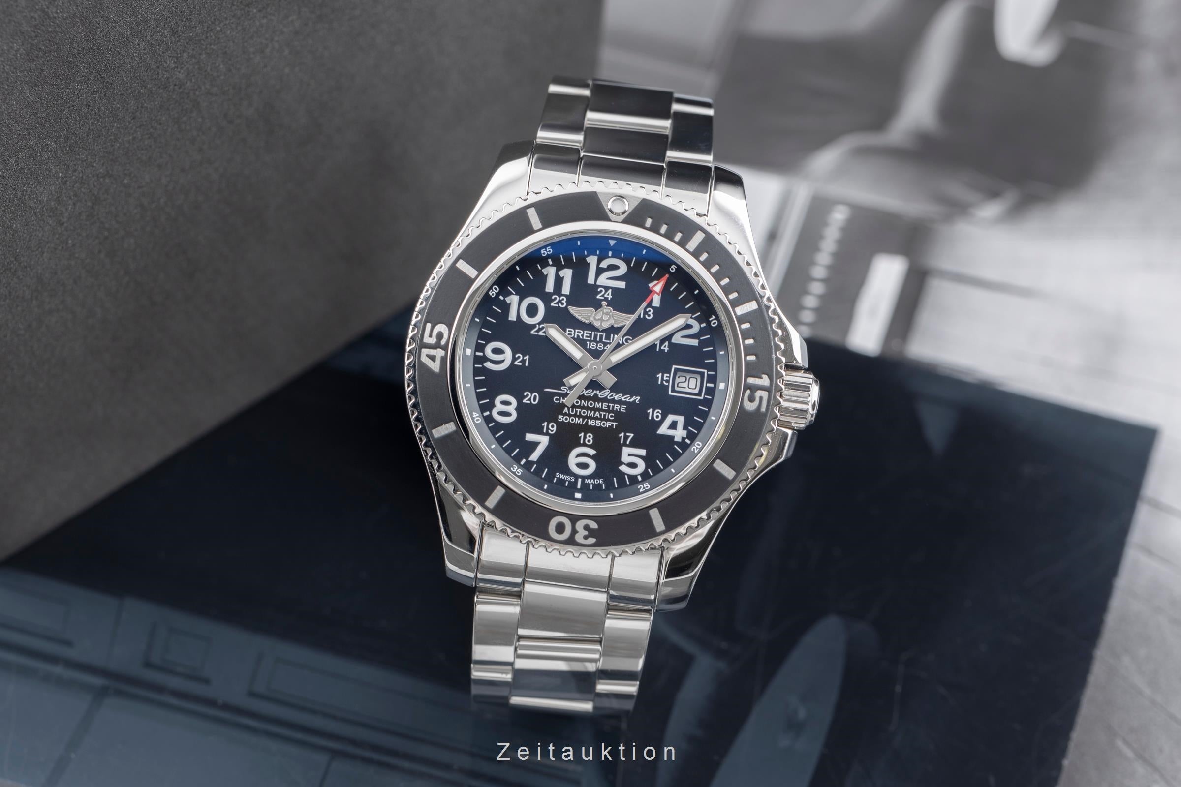 Breitling Superocean steel automatic men's watch A17365C9/BD67  [2504951]