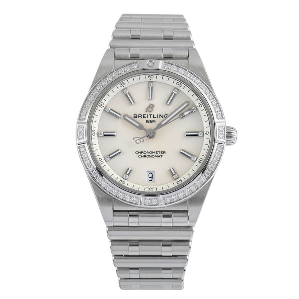 Breitling Chronomat acier automatique montre pour hommes A10380591A1A1 LP: 13900EUR  [2504953]