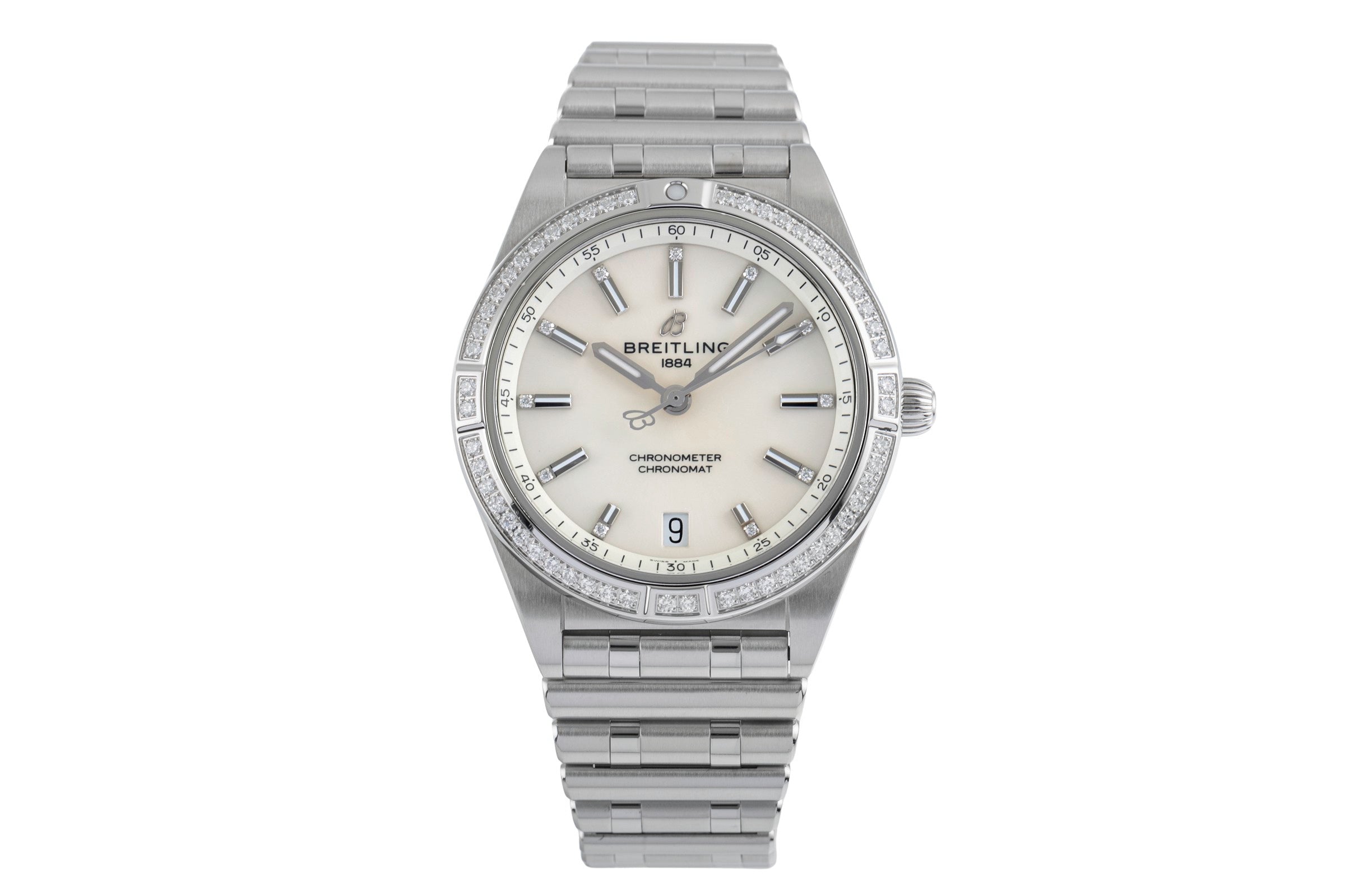 Breitling Chronomat acier automatique montre pour hommes A10380591A1A1 LP: 13900EUR  [2504953]