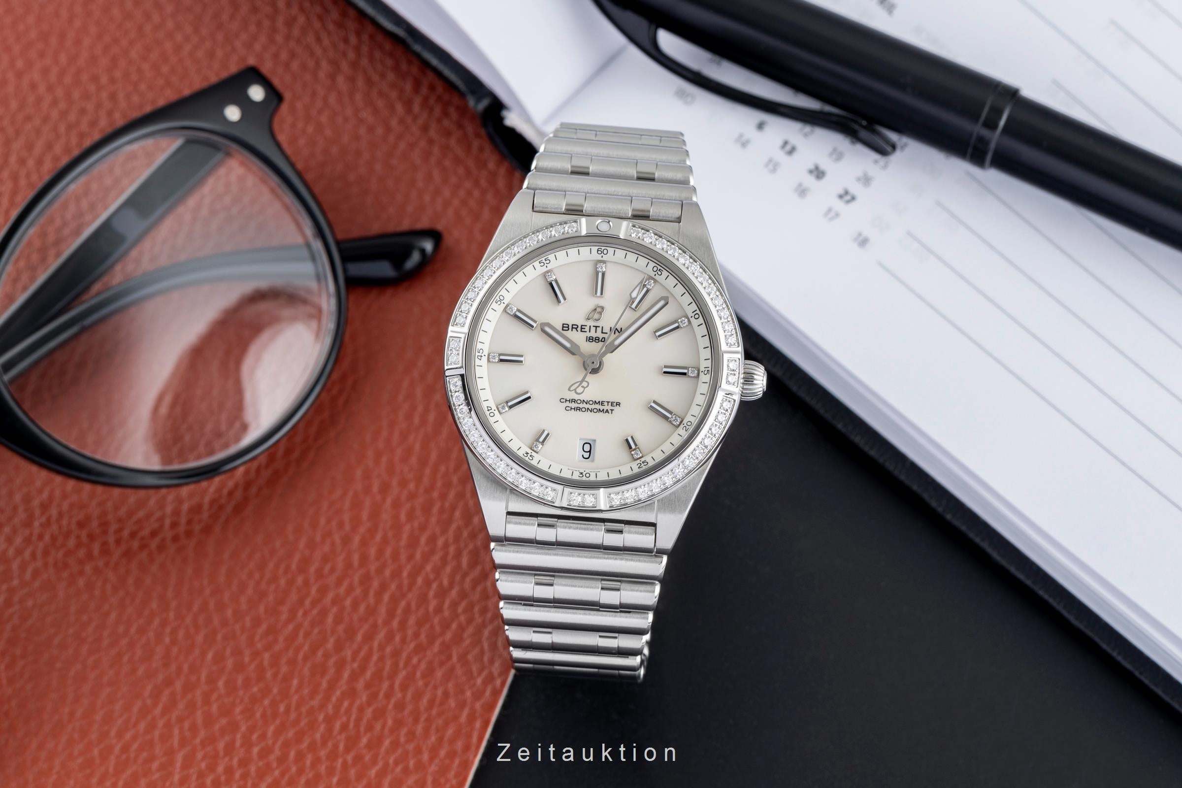 Breitling Chronomat acier automatique montre pour hommes A10380591A1A1 LP: 13900EUR  [2504953]