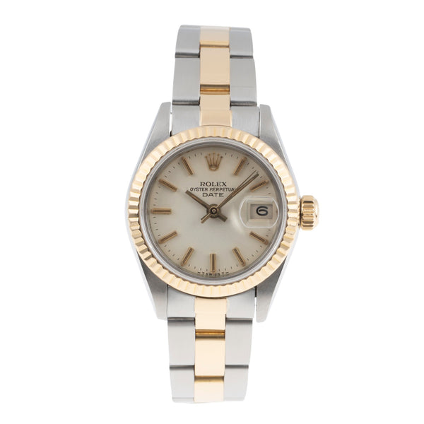 Rolex Date acier / or  automatique montre pour femmes 69173 Vintage  [2504955]