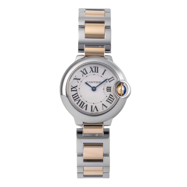 Cartier Ballon Bleu de Cartier steel / gold quartz women's watch W69007Z3  [2504956]