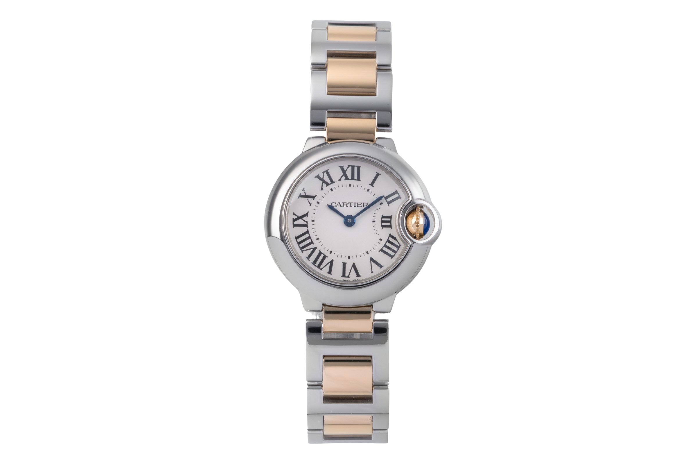 Cartier Ballon Bleu de Cartier steel / gold quartz women's watch W69007Z3  [2504956]