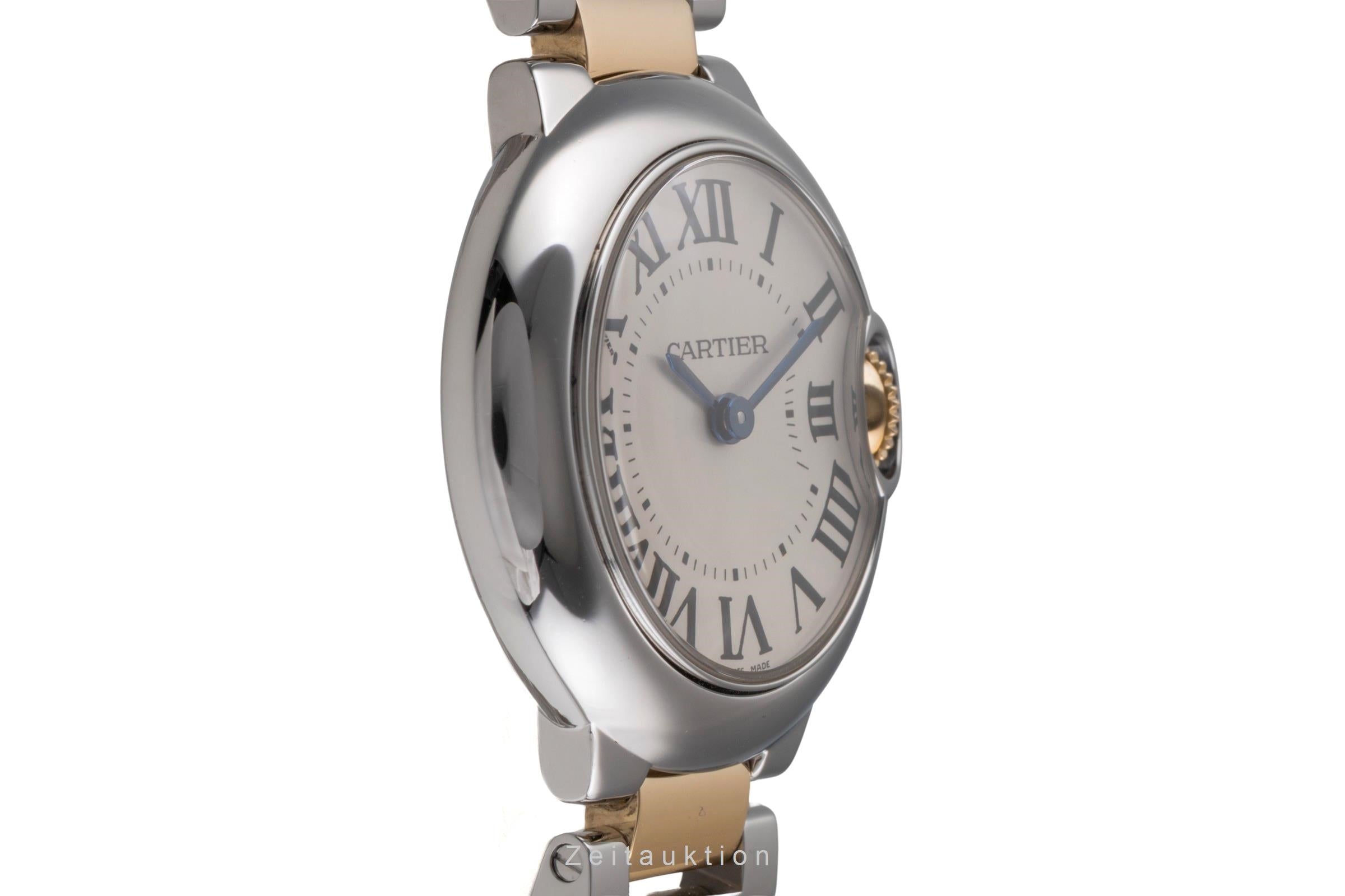 Cartier Ballon Bleu de Cartier steel / gold quartz women's watch W69007Z3  [2504956]