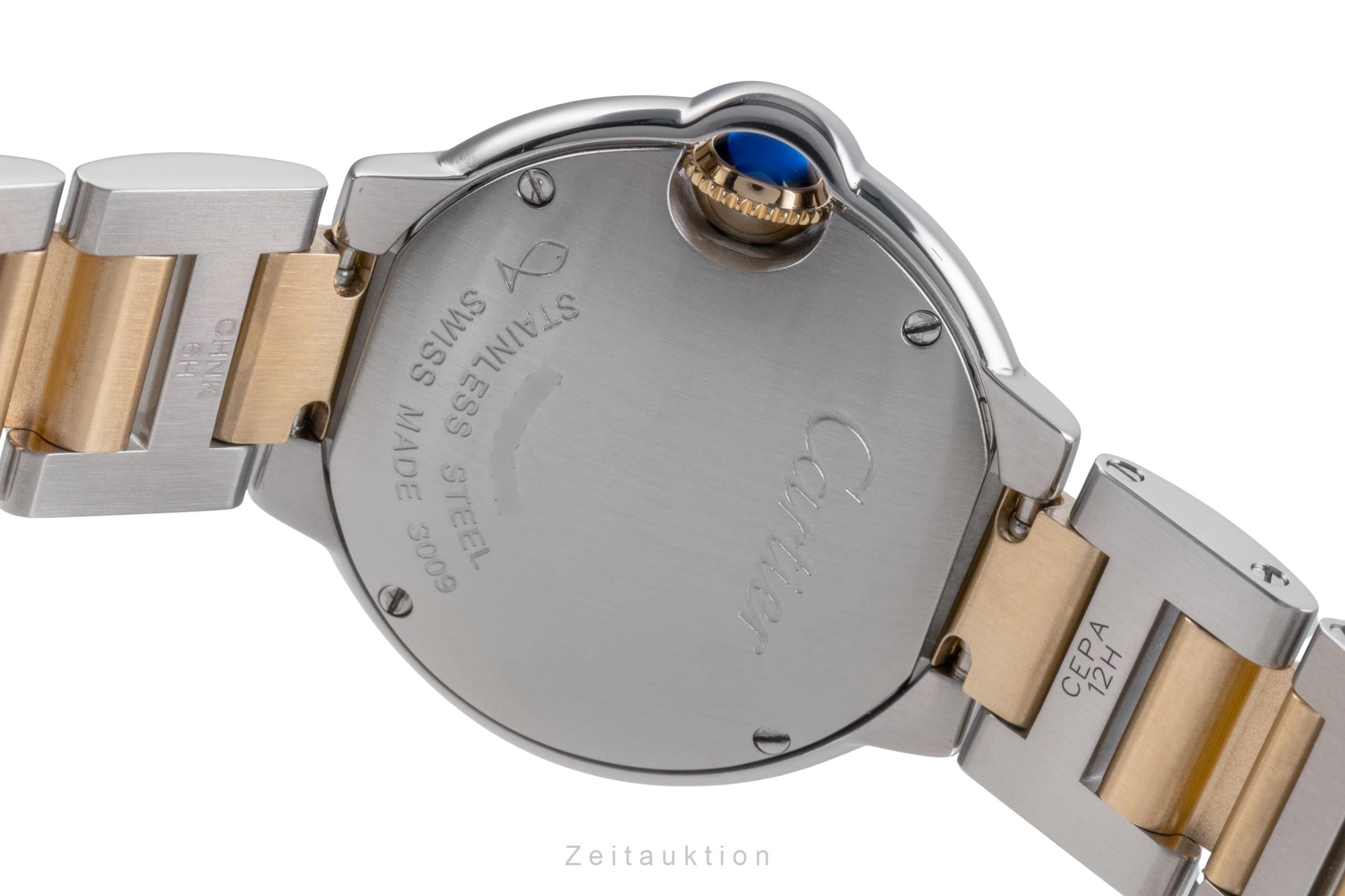 Cartier Ballon Bleu de Cartier steel / gold quartz women's watch W69007Z3  [2504956]