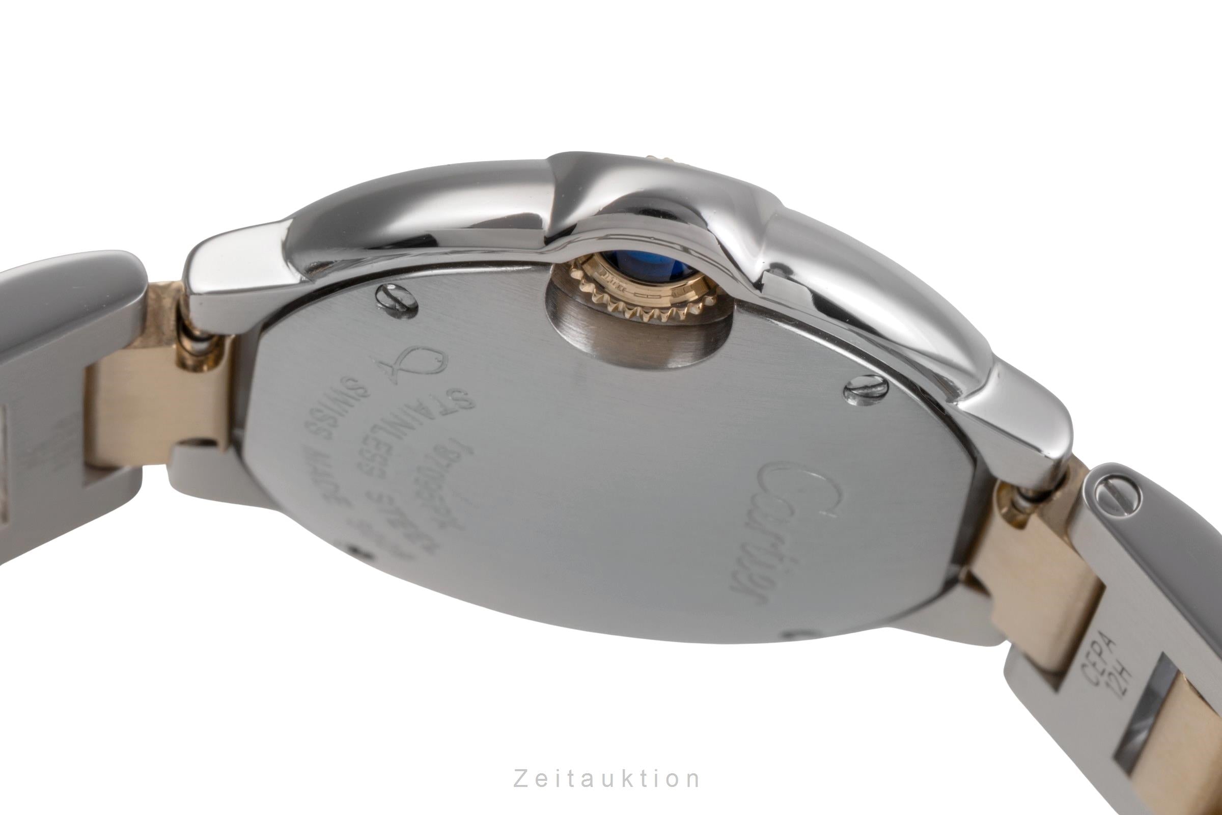 Cartier Ballon Bleu de Cartier steel / gold quartz women's watch W69007Z3  [2504956]