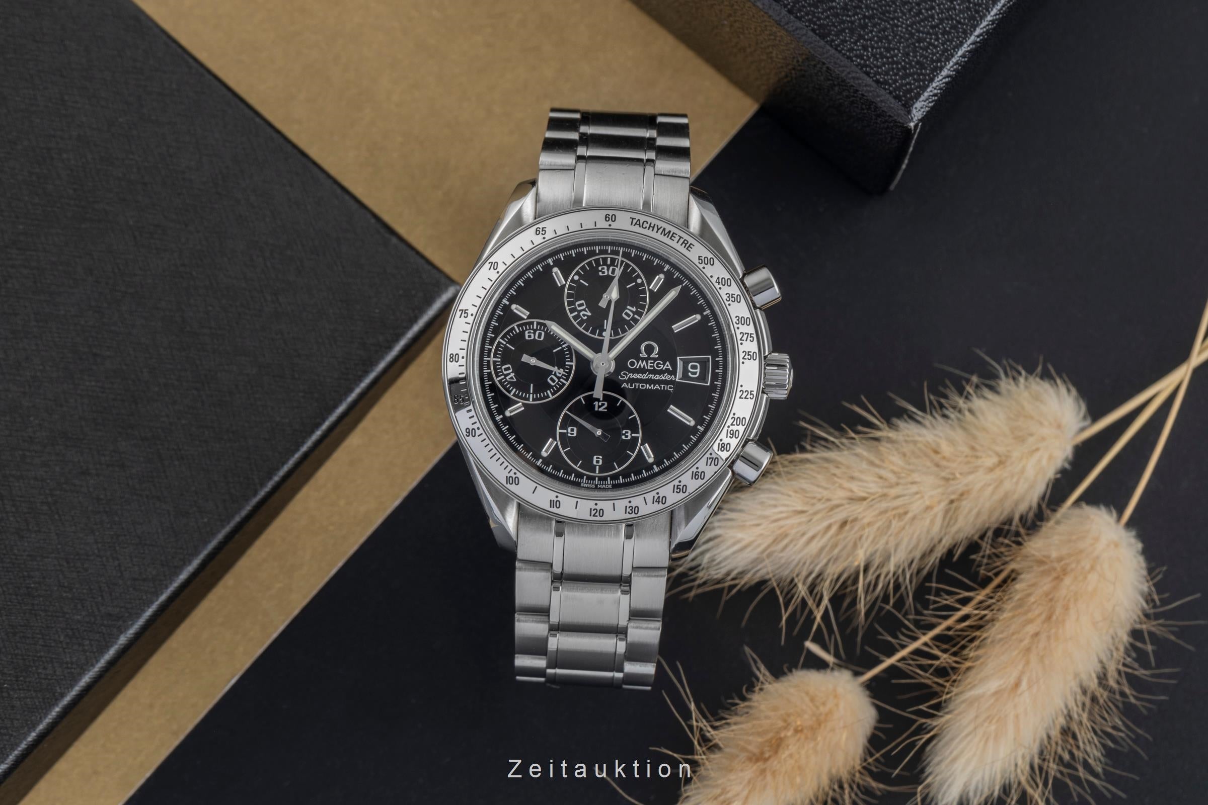 Omega Speedmaster Date chronograph steel automatic Kal. 1152 Ref