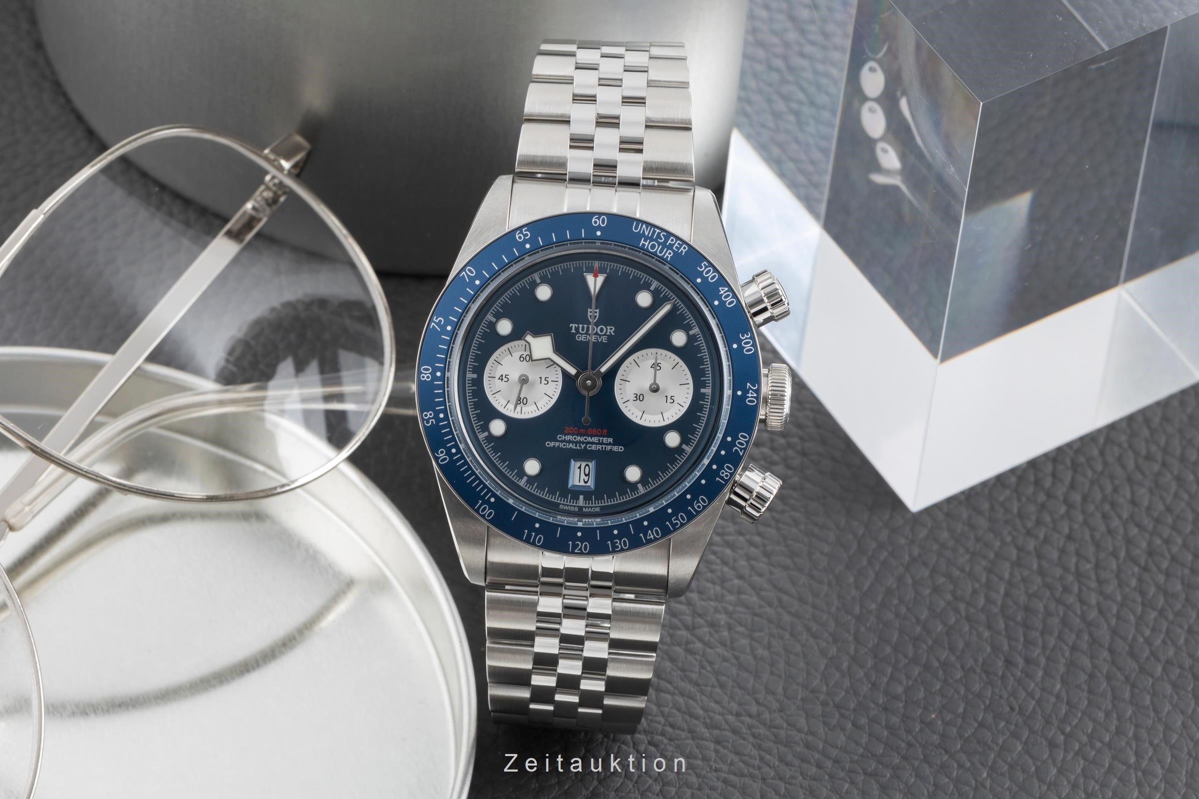 Tudor Black Bay cronógrafo acero automático reloj para caballeros 79360B-0002	 LP: 5870EUR  [2504966]