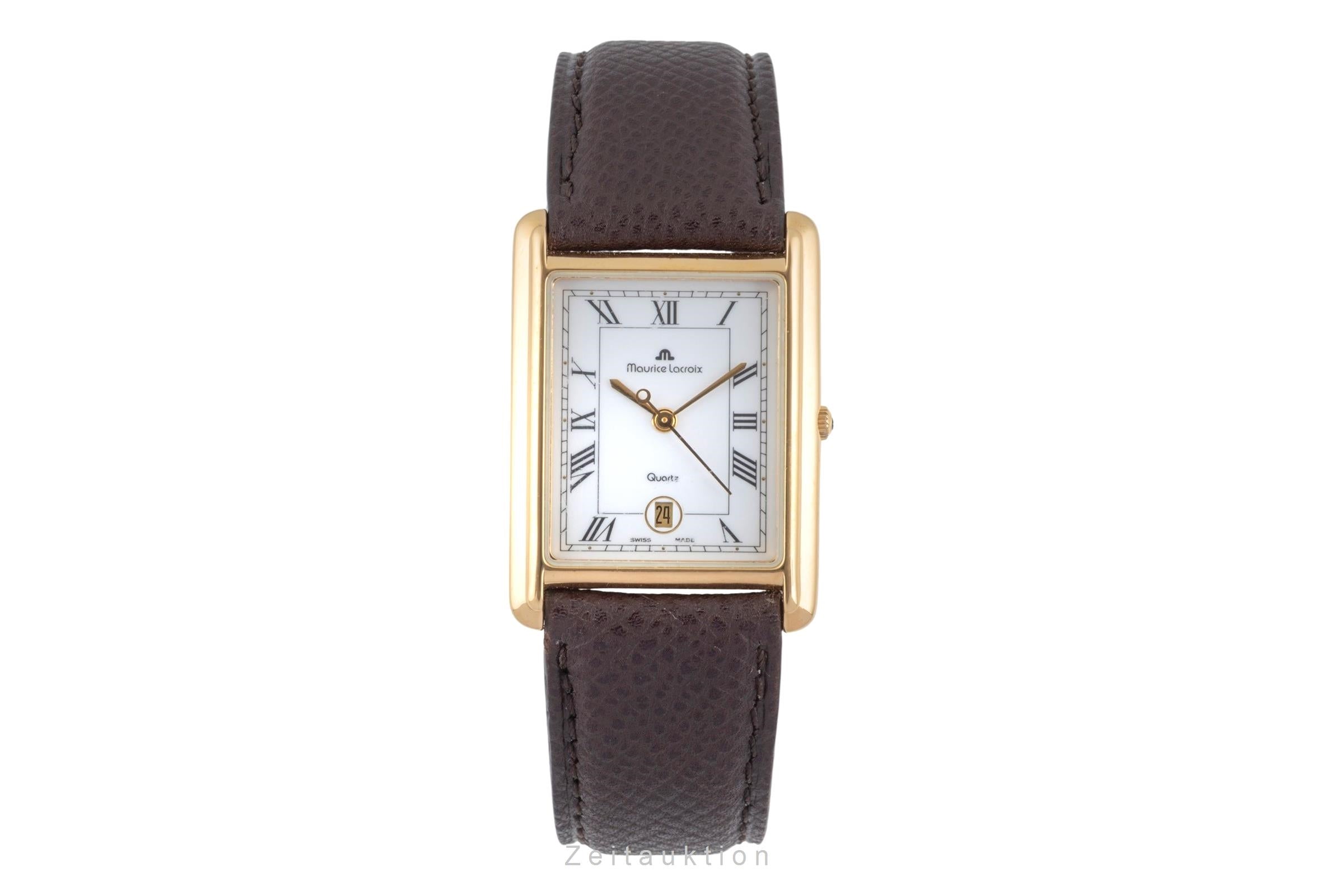 仏フィリップ・鉄マースバー Maurice Lacroix Fiaba gilt-brass quartz Ref. 82105-2 | 2504968