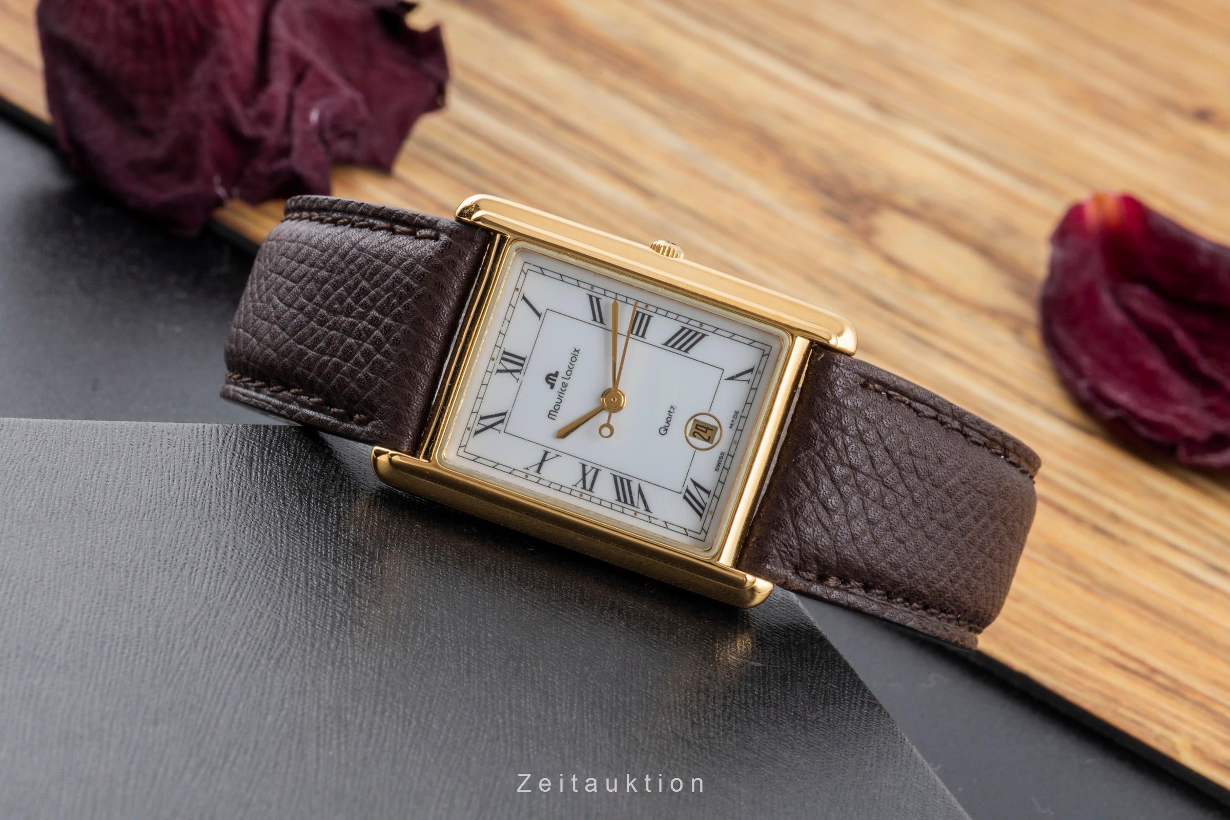 仏フィリップ・鉄マースバー Maurice Lacroix Fiaba gilt-brass quartz Ref. 82105-2 | 2504968