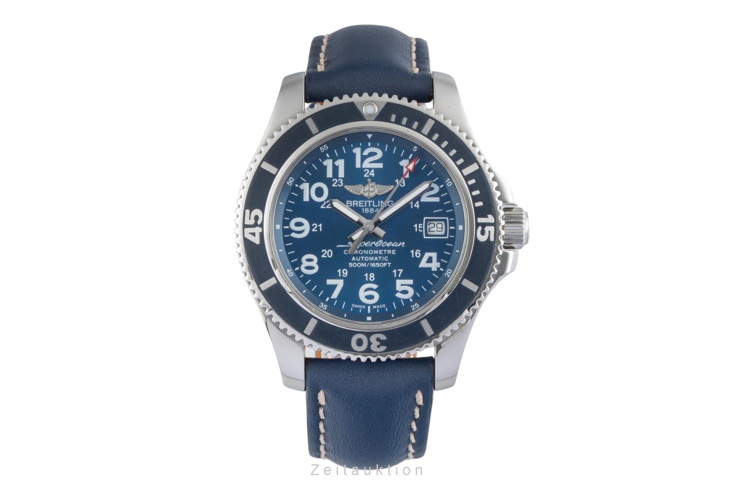 Breitling Superocean acciaio automatismo orologio da uomo A17365 LP: 5350EUR  [2504973]