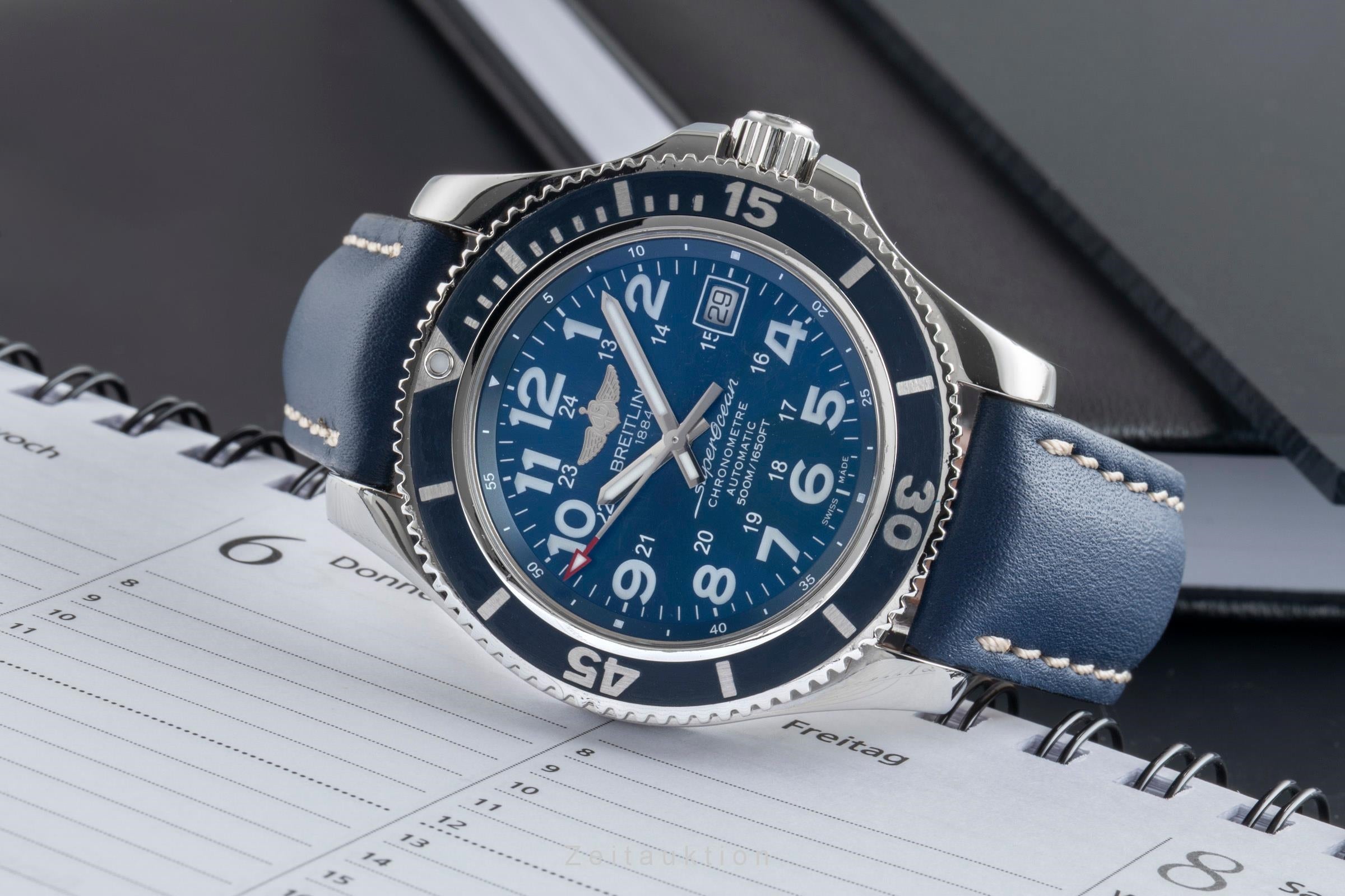 Breitling Superocean acciaio automatismo orologio da uomo A17365 LP: 5350EUR  [2504973]