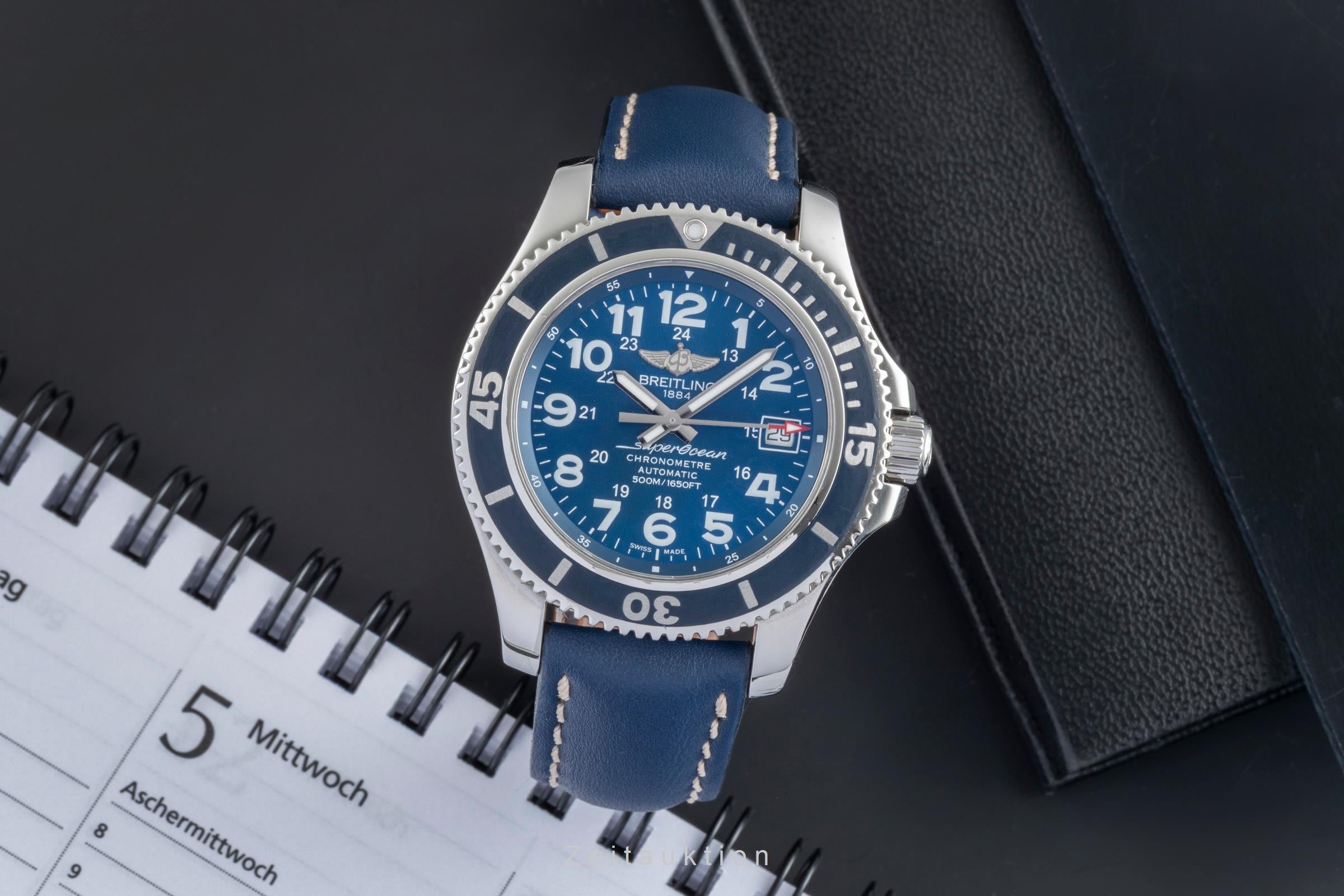 Breitling Superocean acciaio automatismo orologio da uomo A17365 LP: 5350EUR  [2504973]