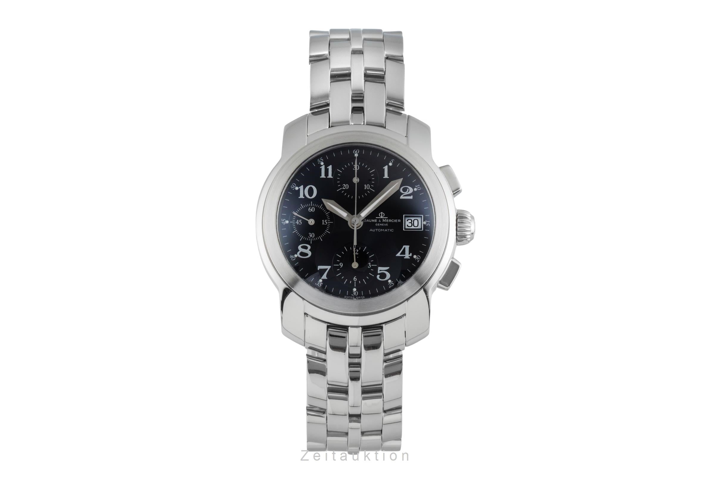 Baume & Mercier Capeland chronograph steel automatic men's watch MOAO6859  MV045216  [2504974]