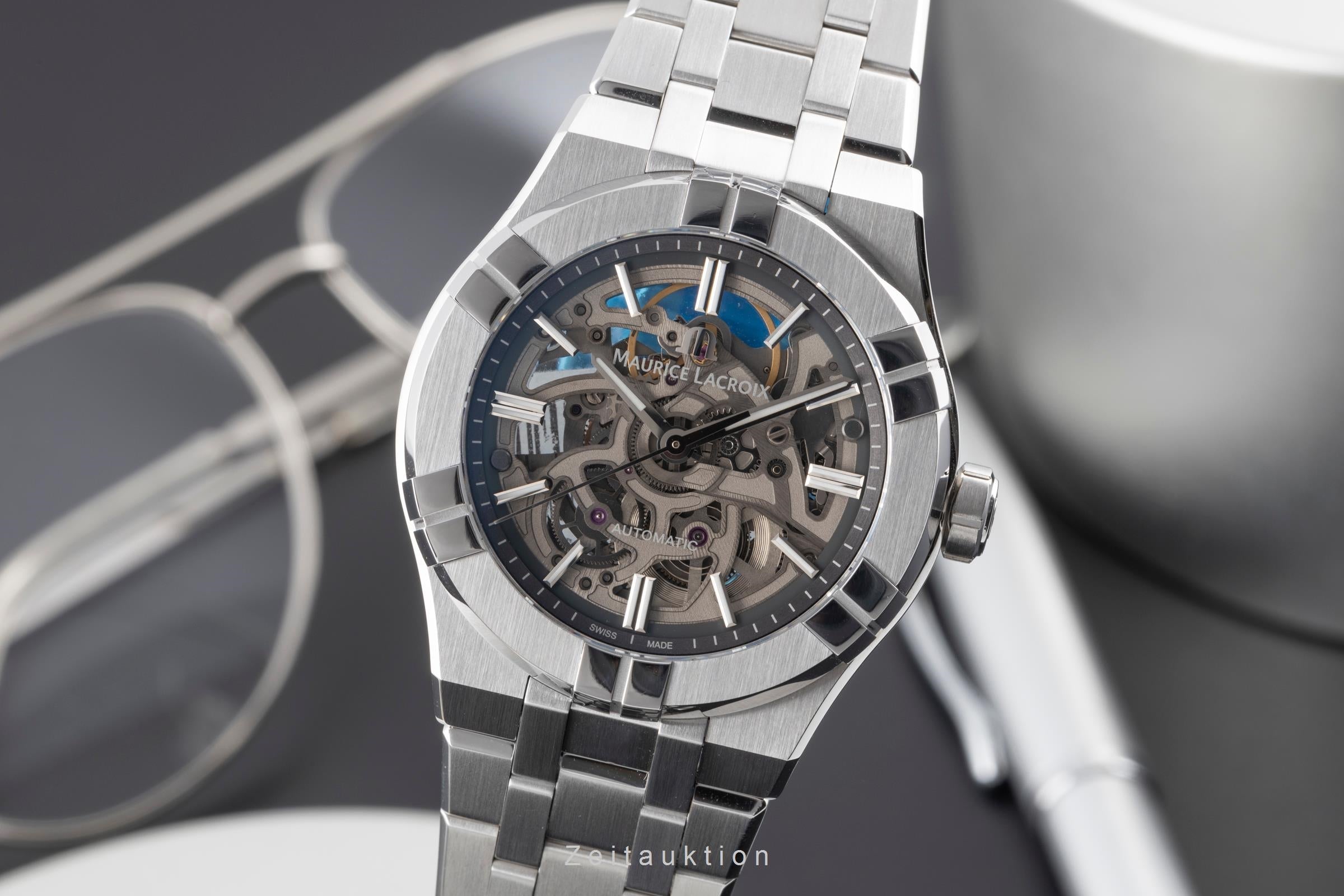 Maurice Lacroix Aikon steel automatic Kal. ML115 Ref. Al6007