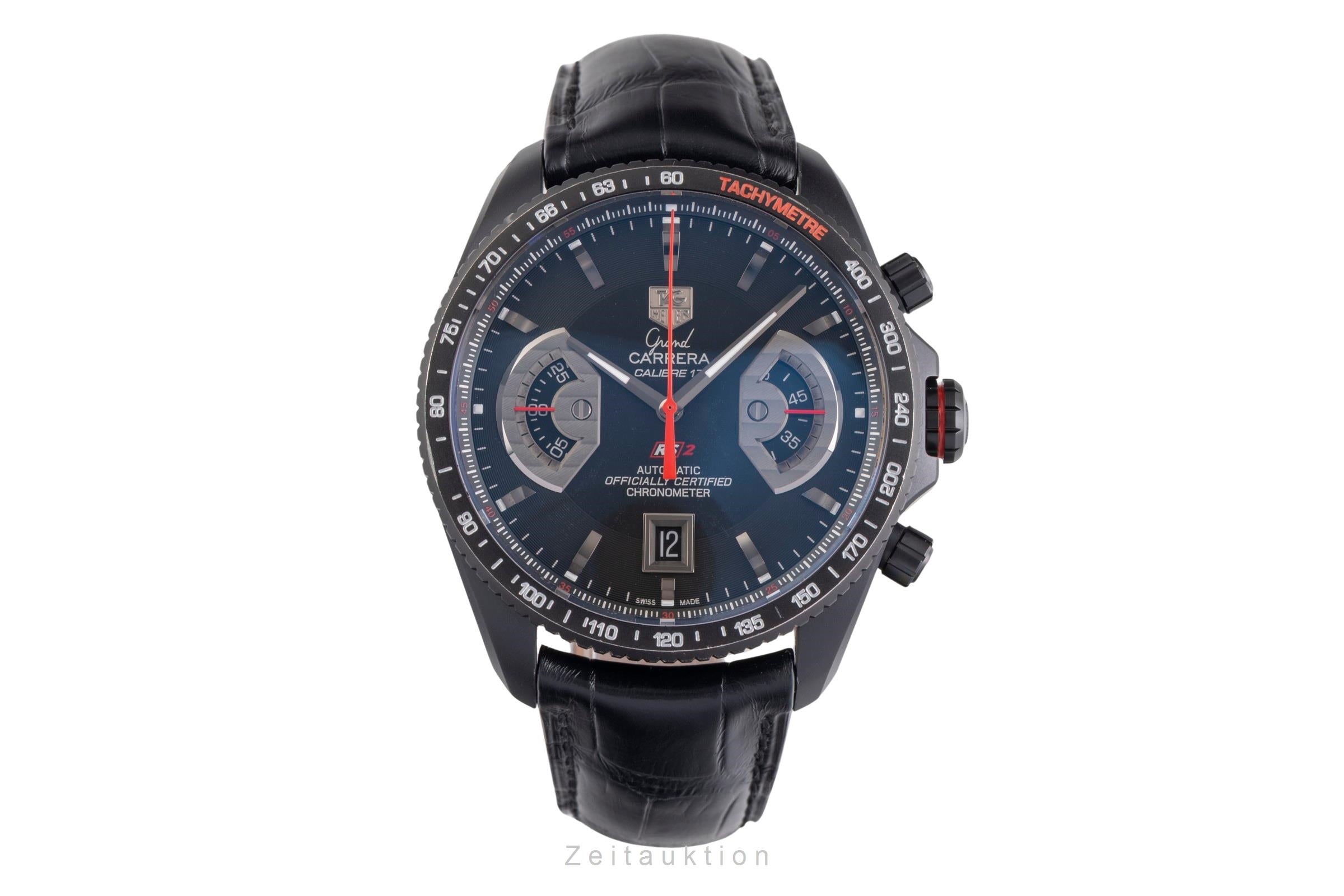 Tag Heuer Carrera chronograph titanium automatic Kal. 17 Ref