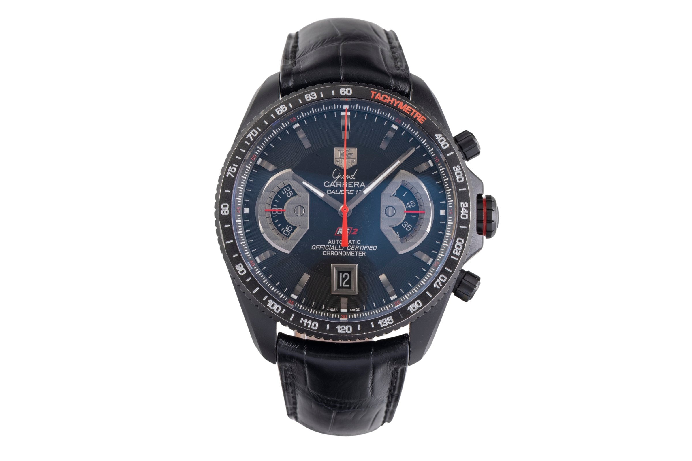Tag Heuer Carrera Chronograph Titan Automatik Herrenuhr CAV518B.FC6237 B&P [2504981]