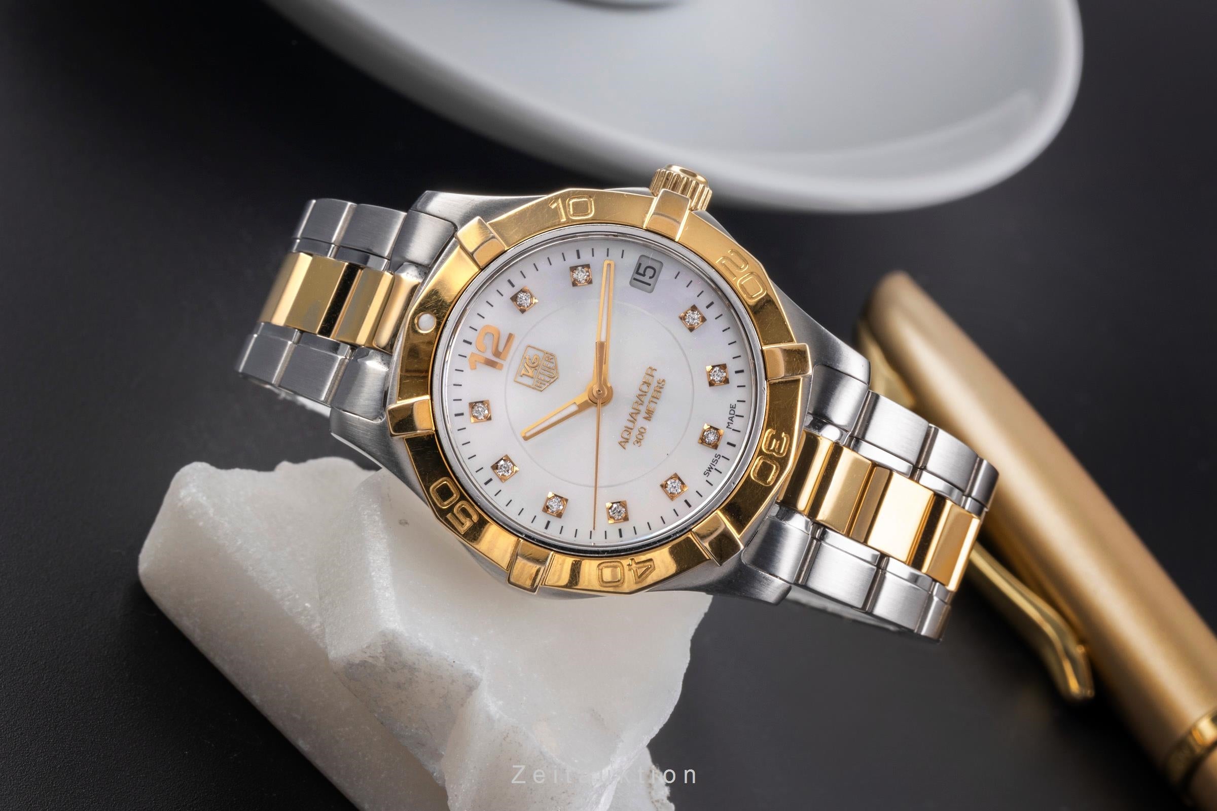Tag Heuer Aquaracer gilt / steel quartz unisex WAF1320.BBO820  [2504984]