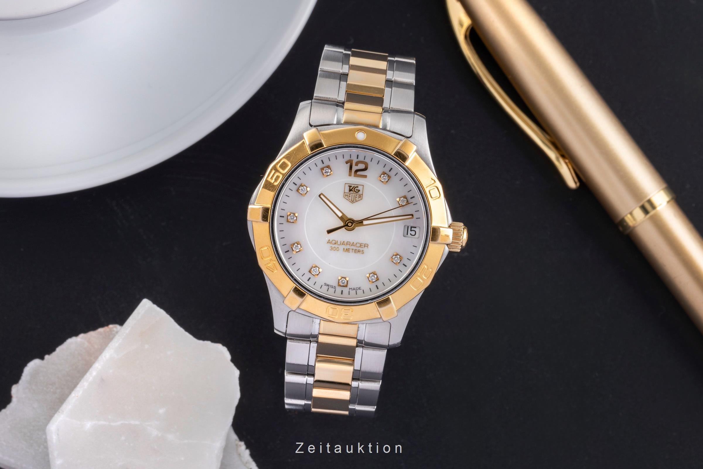 Tag Heuer Aquaracer gilt / steel quartz unisex WAF1320.BBO820  [2504984]