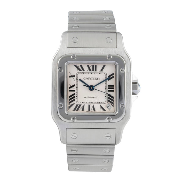Cartier Santos acero automático reloj para caballeros 2823  [2504987]