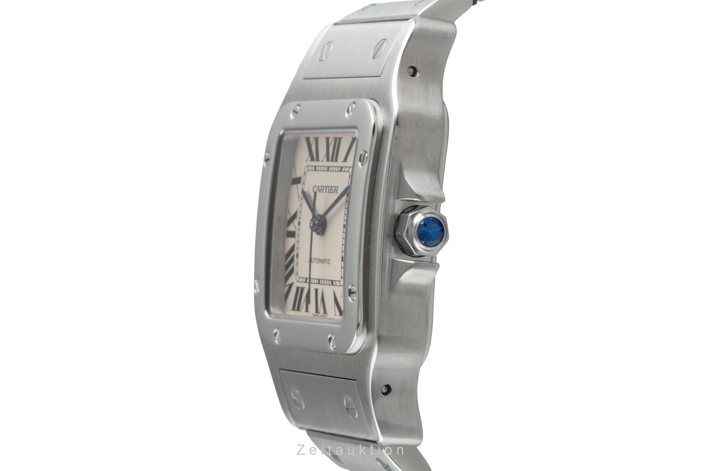 Cartier Santos acero automático reloj para caballeros 2823  [2504987]