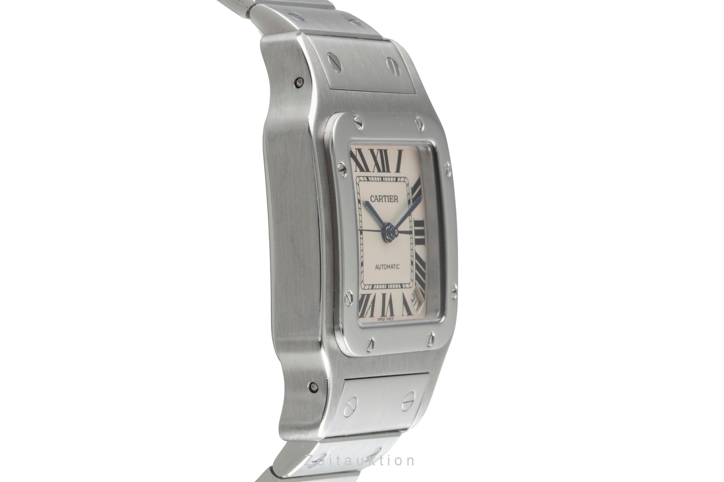 Cartier Santos acero automático reloj para caballeros 2823  [2504987]