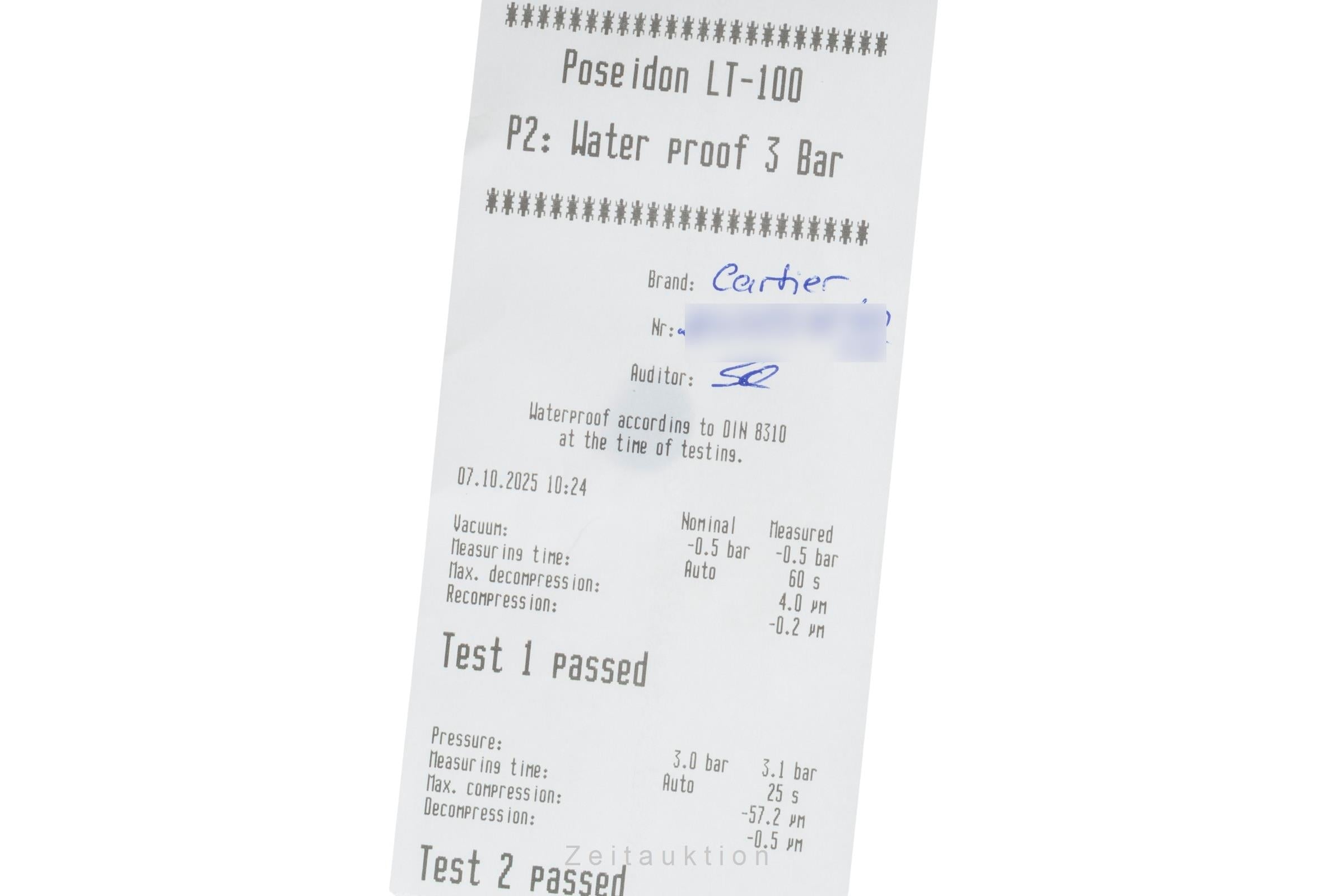 Cartier Santos acero automático reloj para caballeros 2823  [2504987]