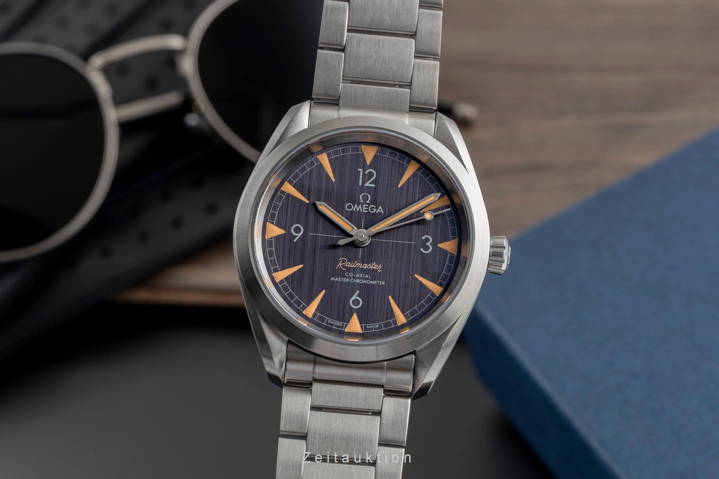 Omega Railmaster steel automatic men's watch 220.10.40.20.01.001  [2504988]