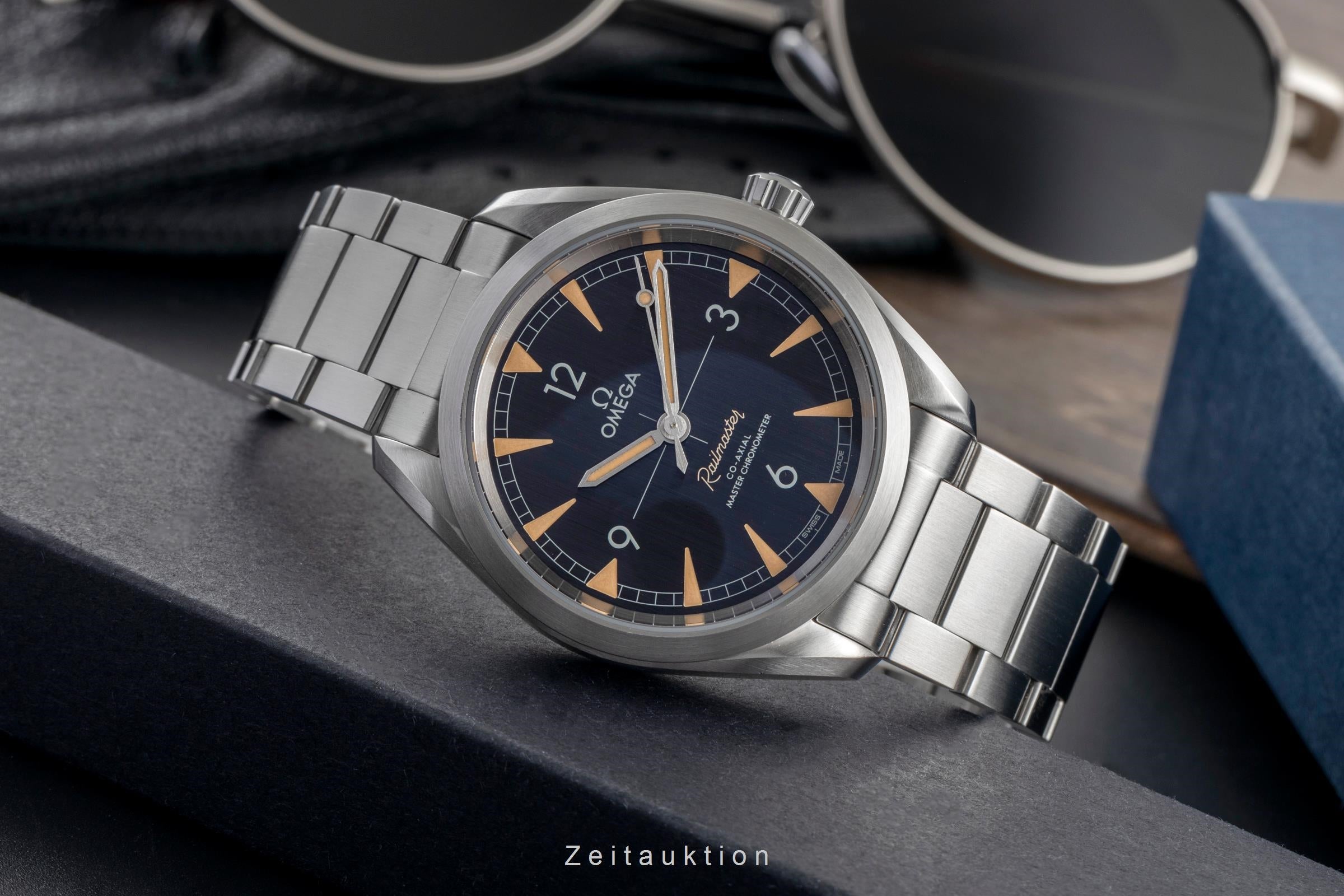 Omega Railmaster steel automatic men's watch 220.10.40.20.01.001  [2504988]